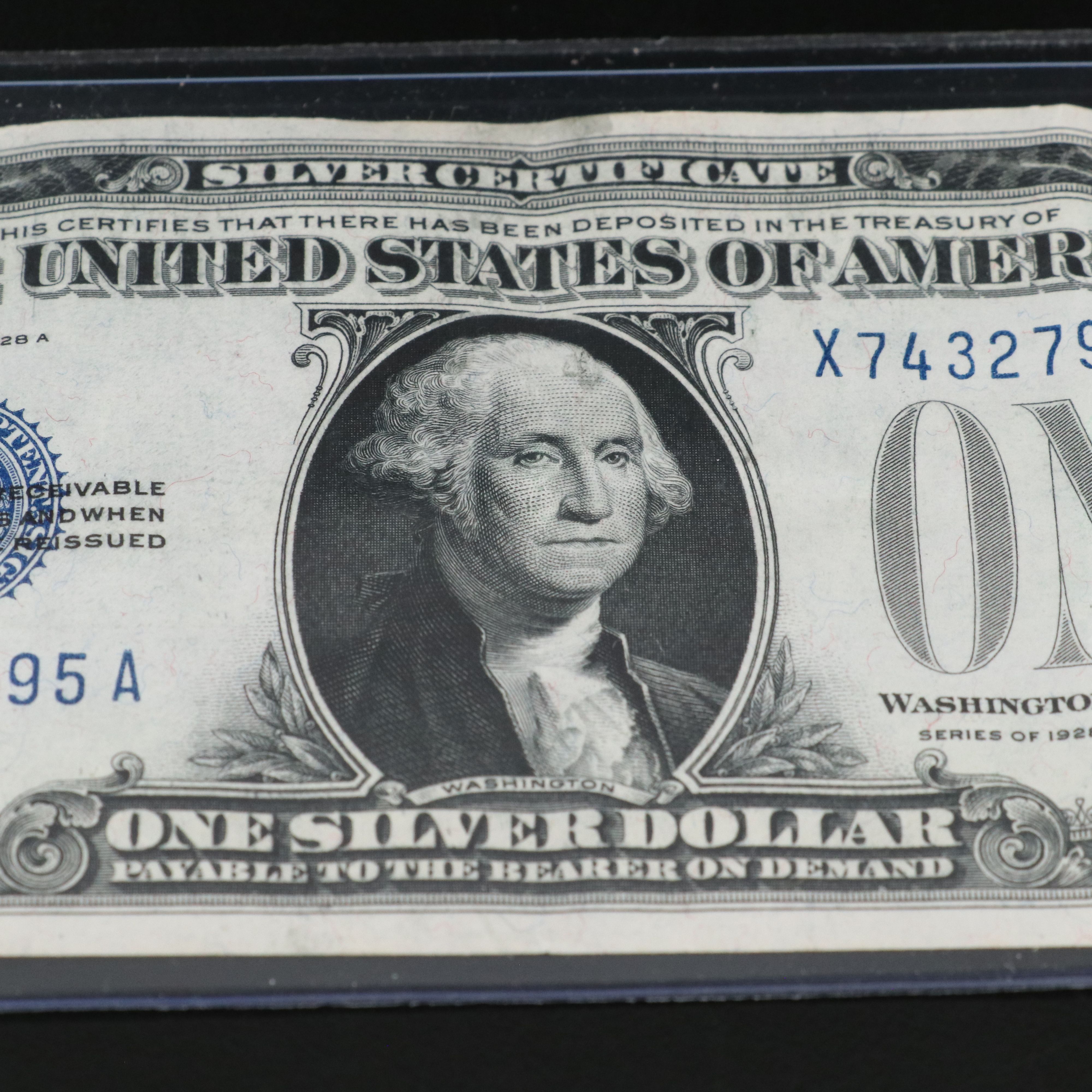 1928 A One Dollar Funny Back Silver Certificate