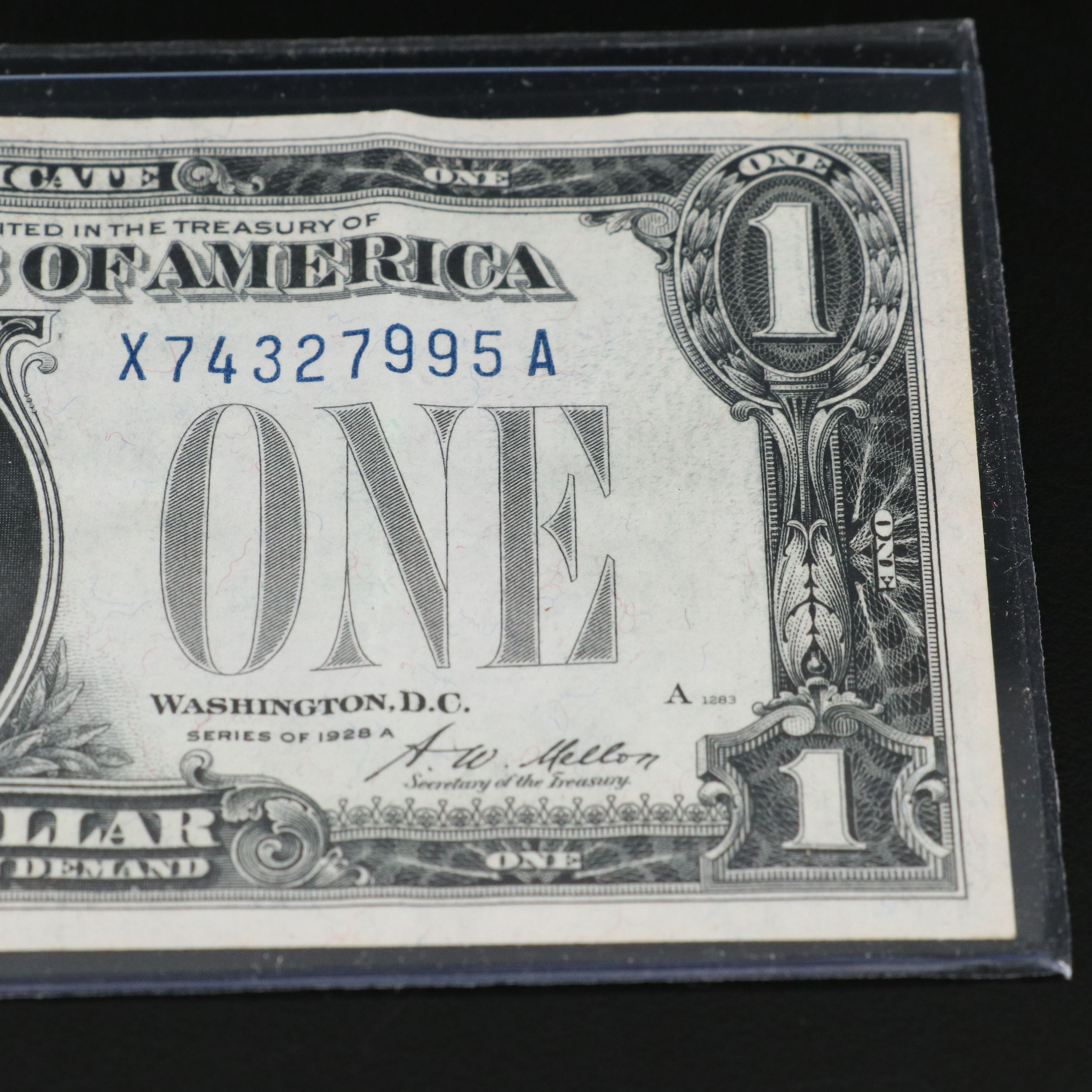 1928 A One Dollar Funny Back Silver Certificate