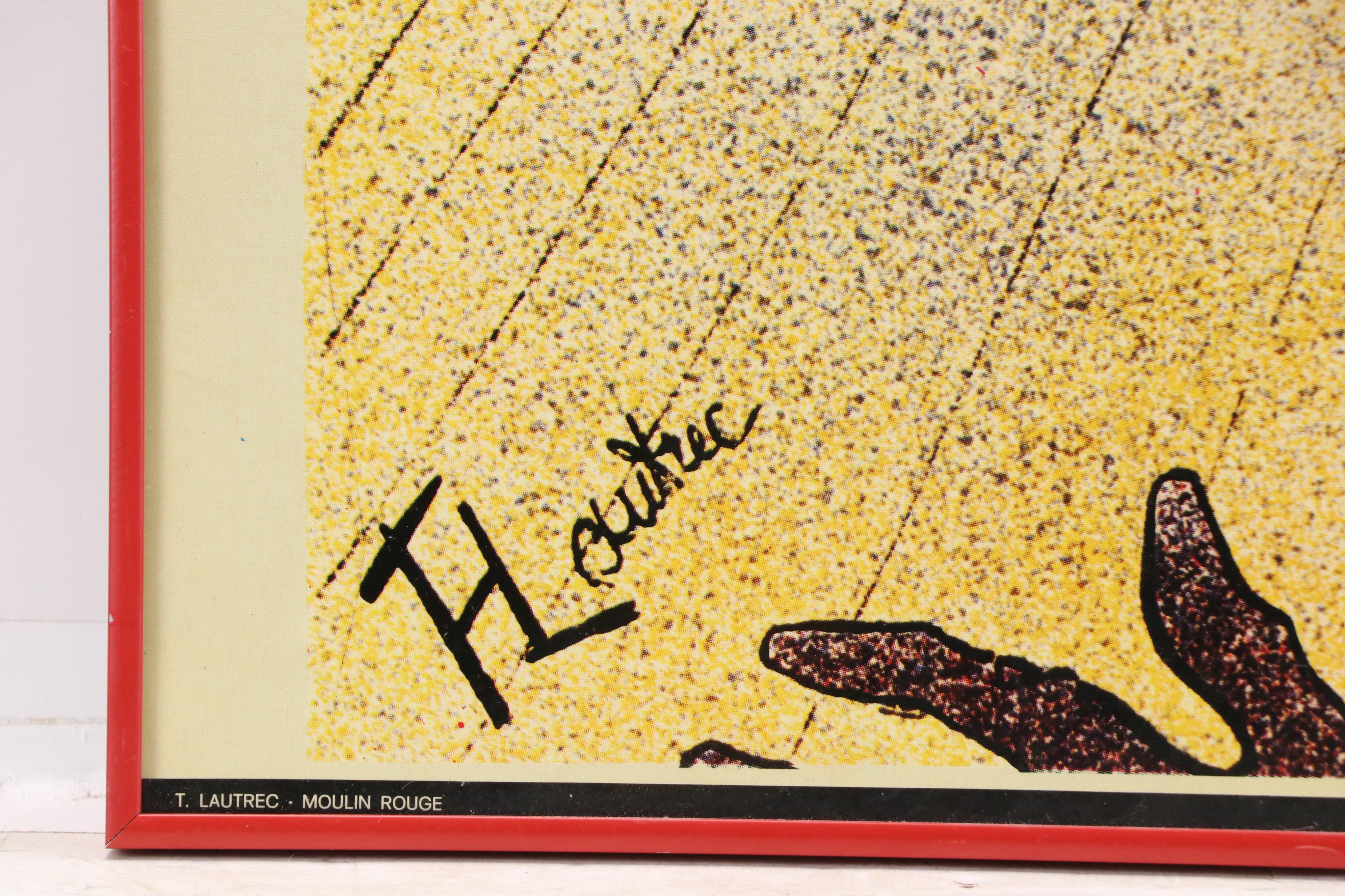 Offset Lithograph After Henri Toulouse-Lautrec "Moulin Rouge: La Goulue"