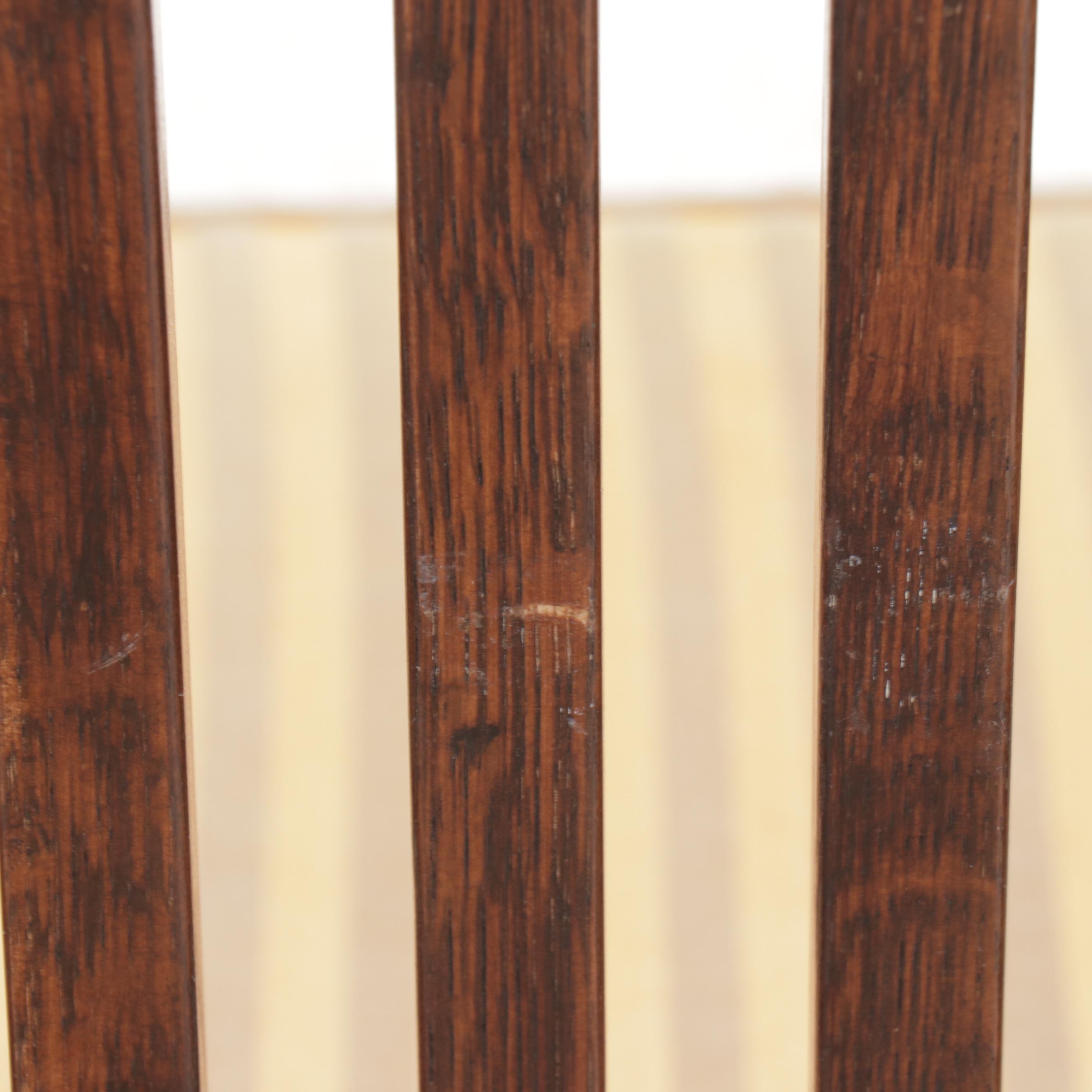 Mission Style Oak Settee, Early to Mid-20th Century