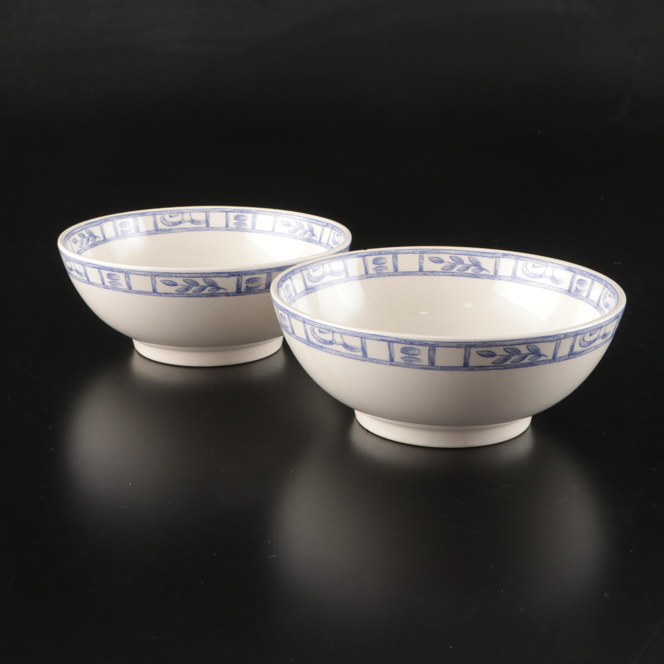 Faiencerie de Gien "Oiseau Bleu" and Other Tableware