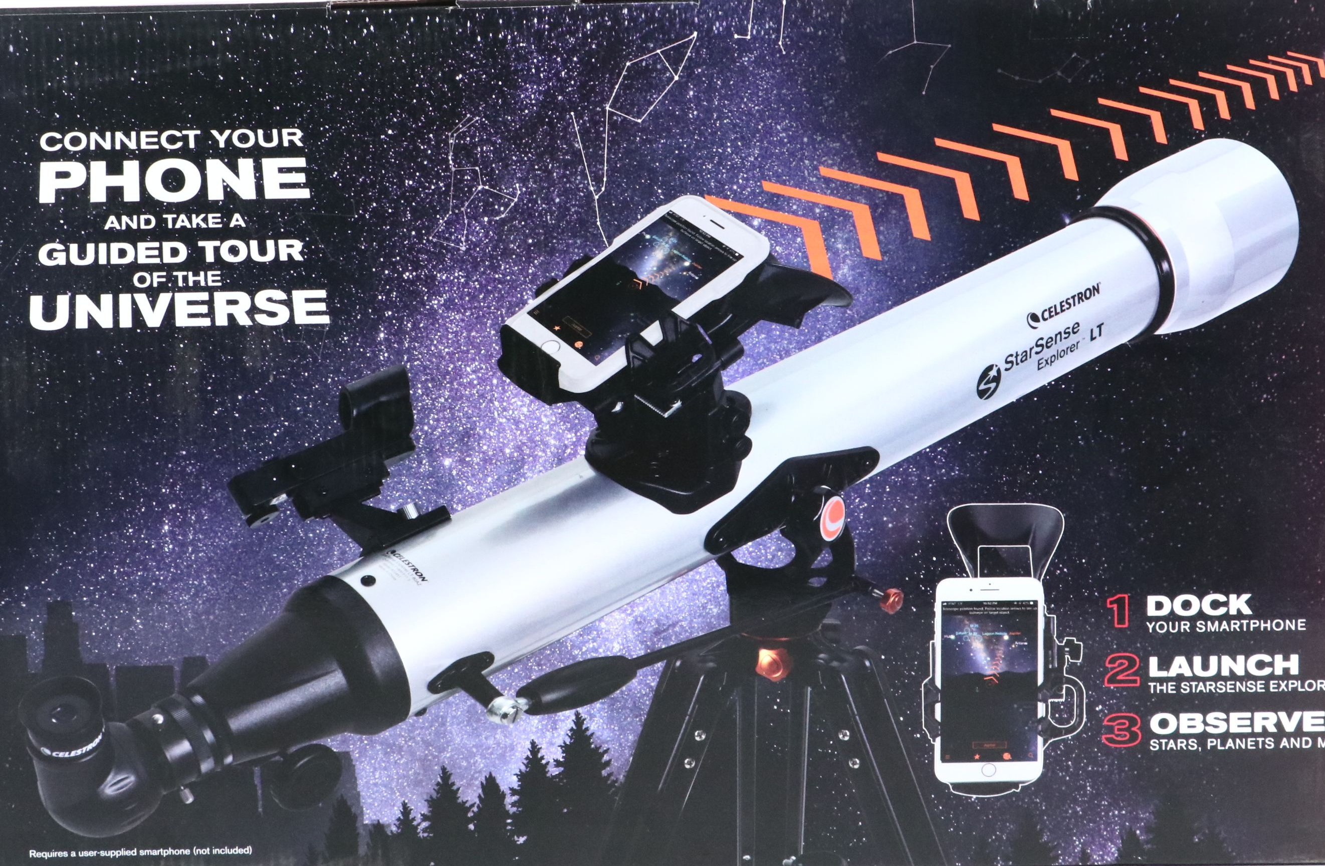 Celestron StarSense Explorer 80mm AZ Refractor Telescope