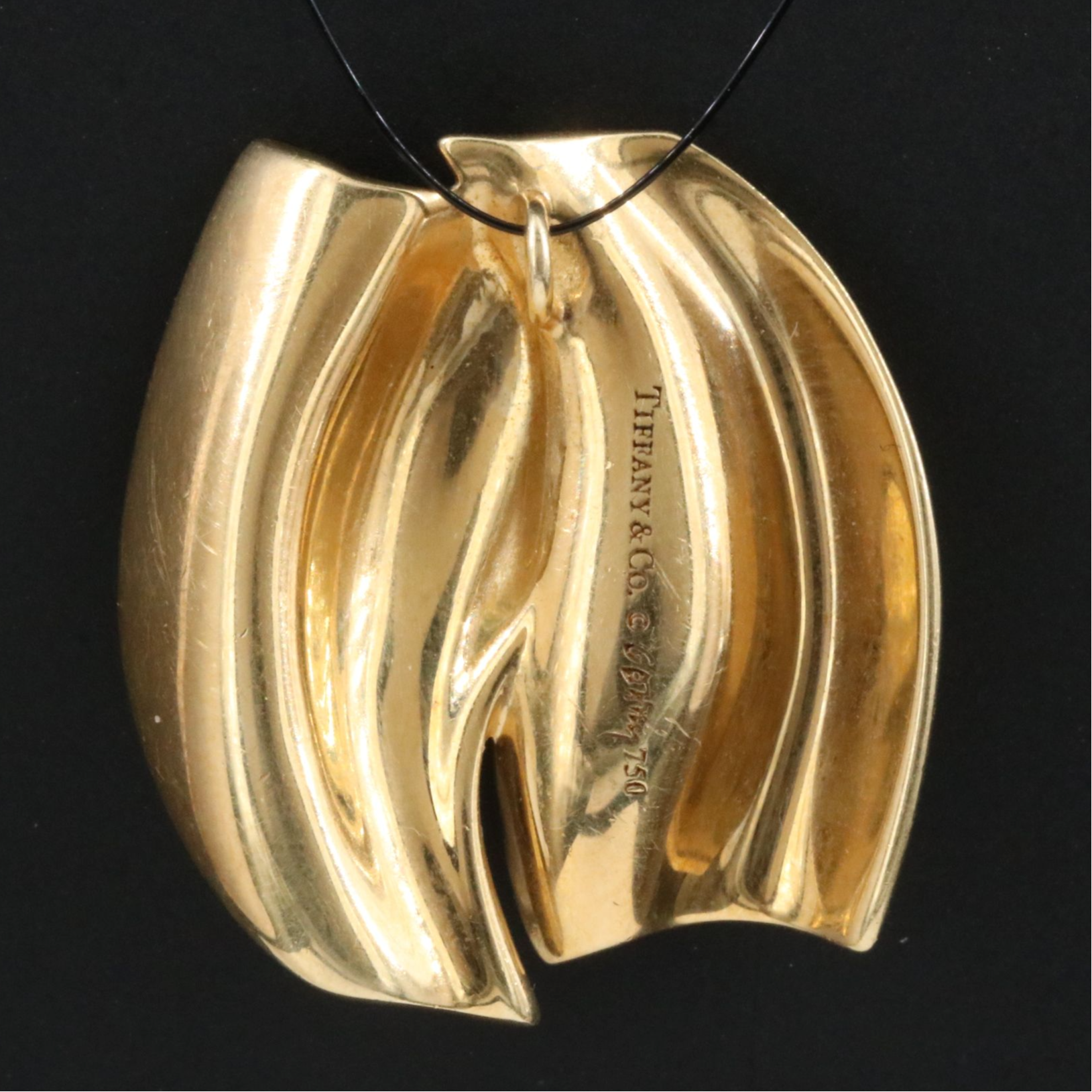 Frank Gehry for Tiffany & Co. 18K Freeform Pendant