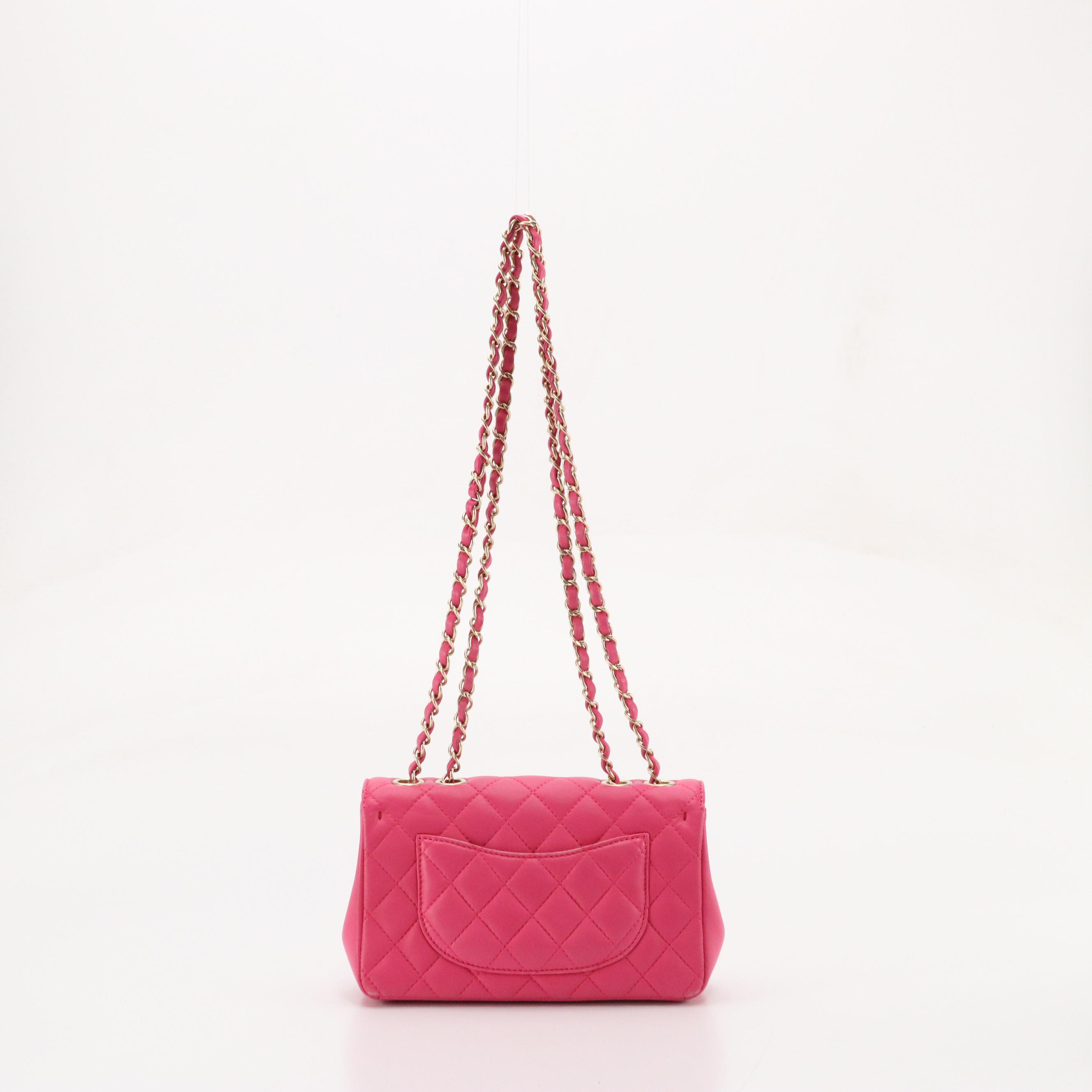 Chanel Classic Single Flap Small Shoulder Bag in Quilted Leather with Box