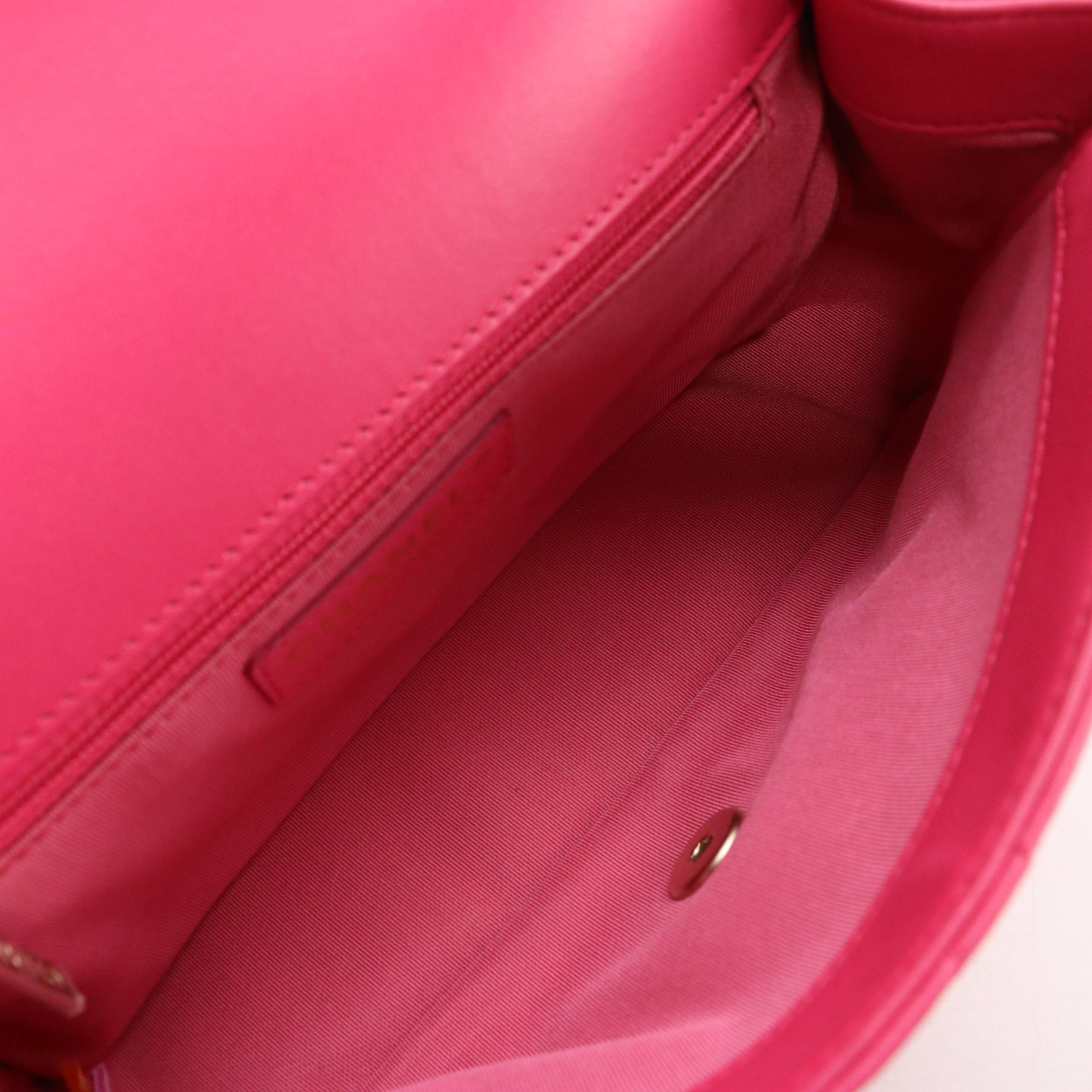 Chanel Classic Single Flap Small Shoulder Bag in Quilted Leather with Box