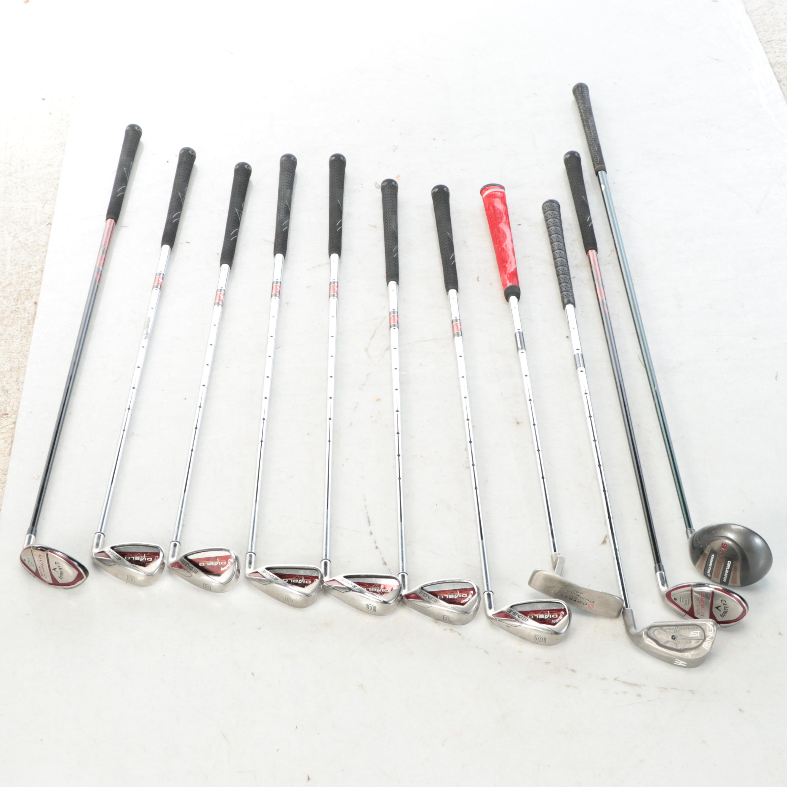 Callaway Xtreme Golf Bag with Callaway Clubs and More Accessories