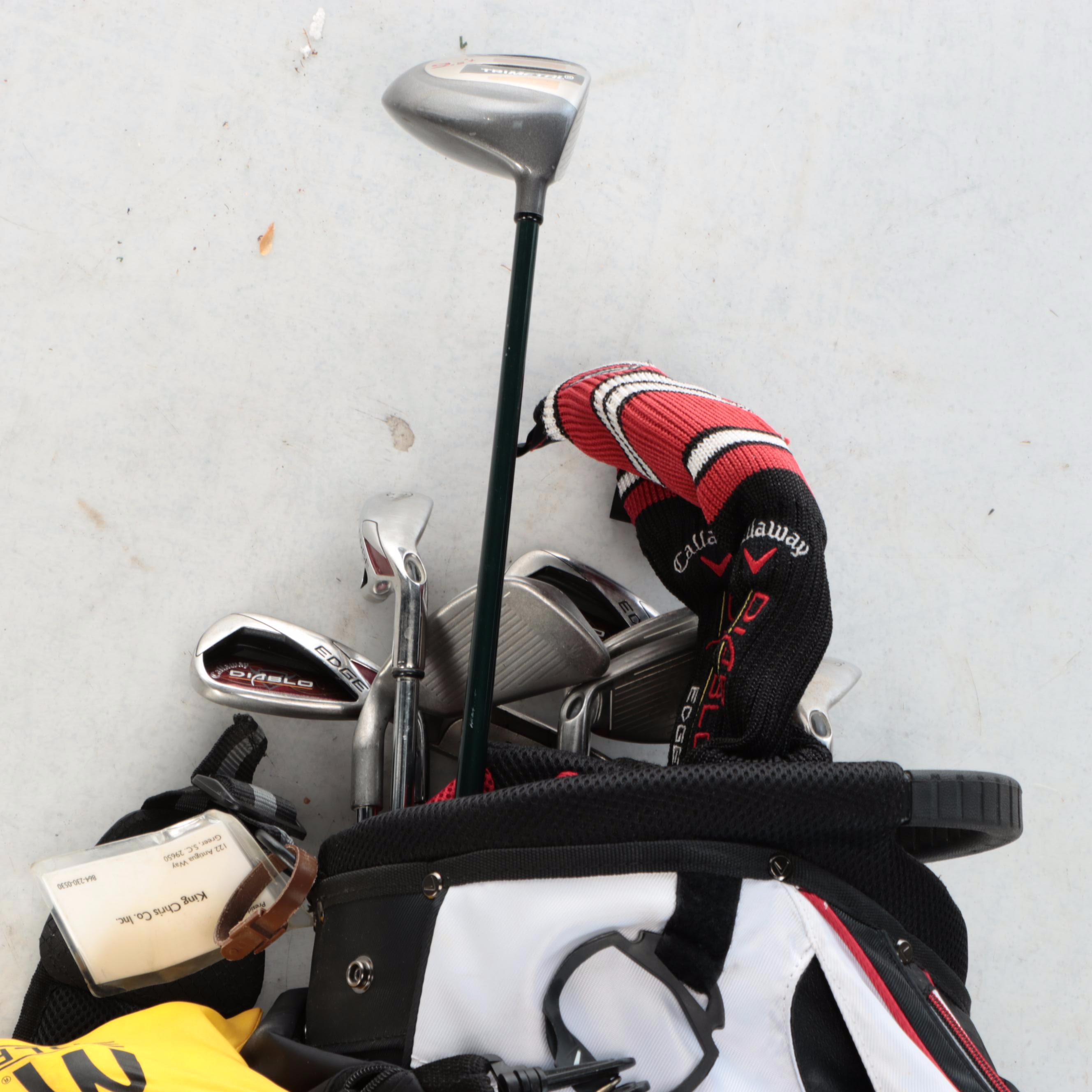 Callaway Xtreme Golf Bag with Callaway Clubs and More Accessories