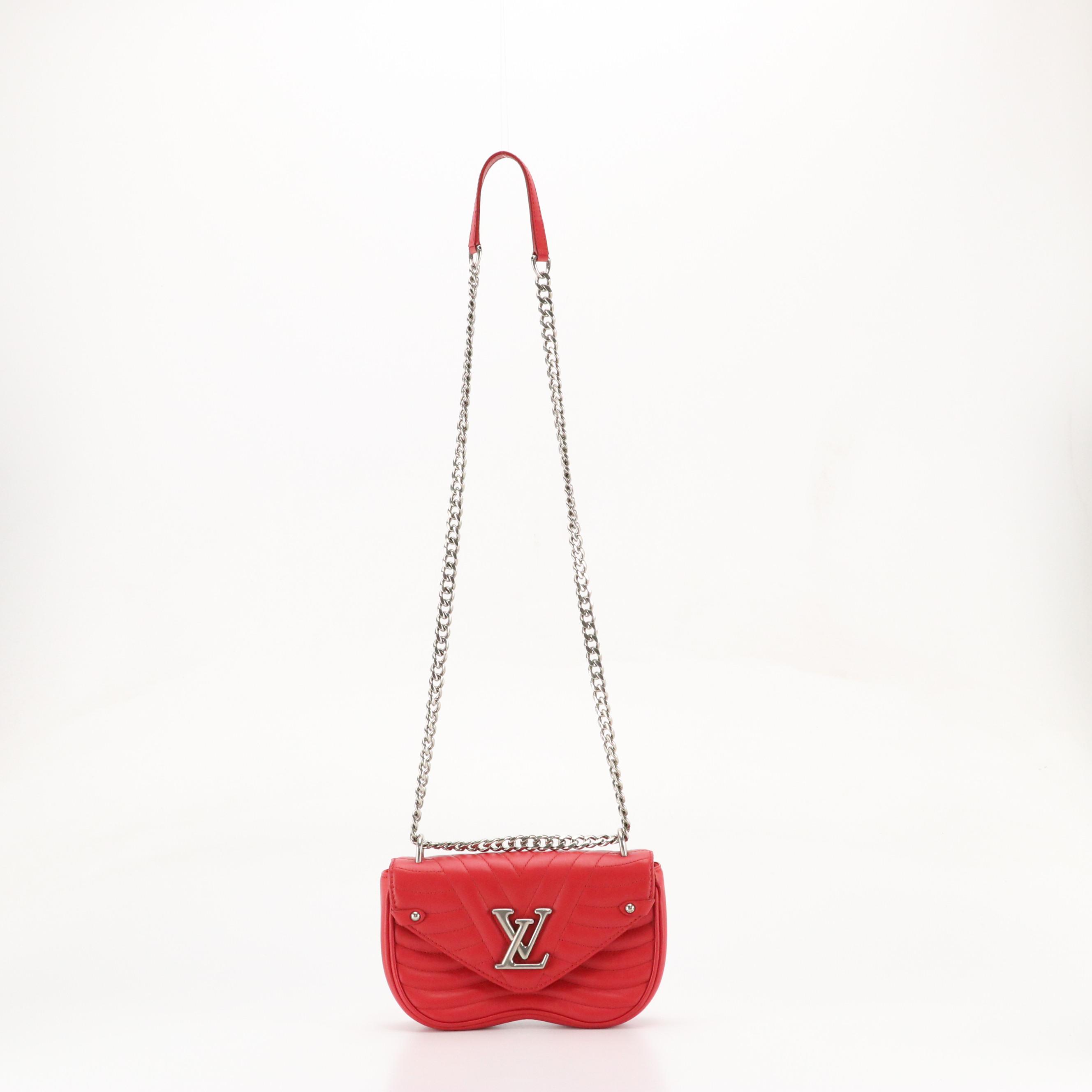Louis Vuitton New Wave Two-Way Bag in Red Quilted Calfskin Leather
