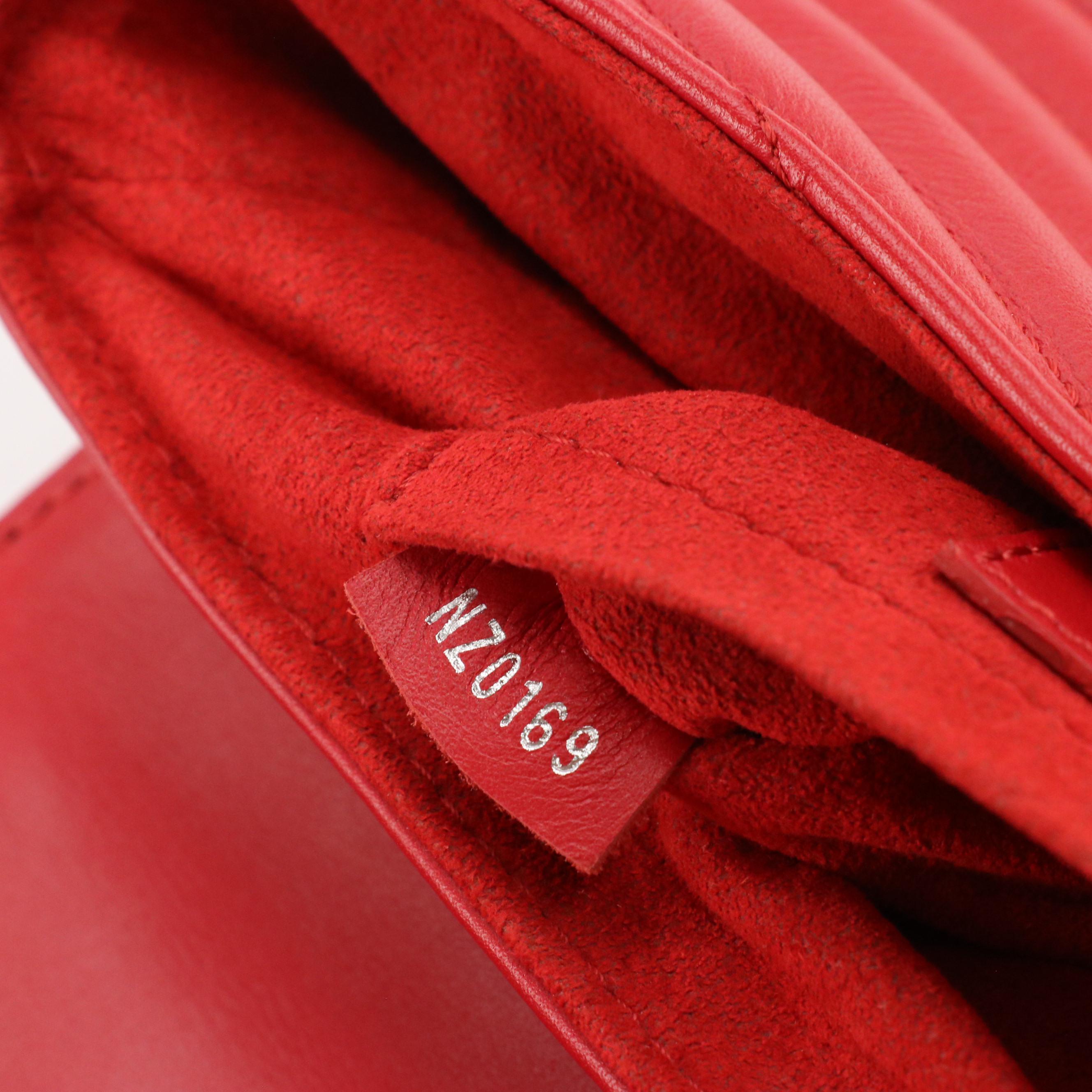 Louis Vuitton New Wave Two-Way Bag in Red Quilted Calfskin Leather