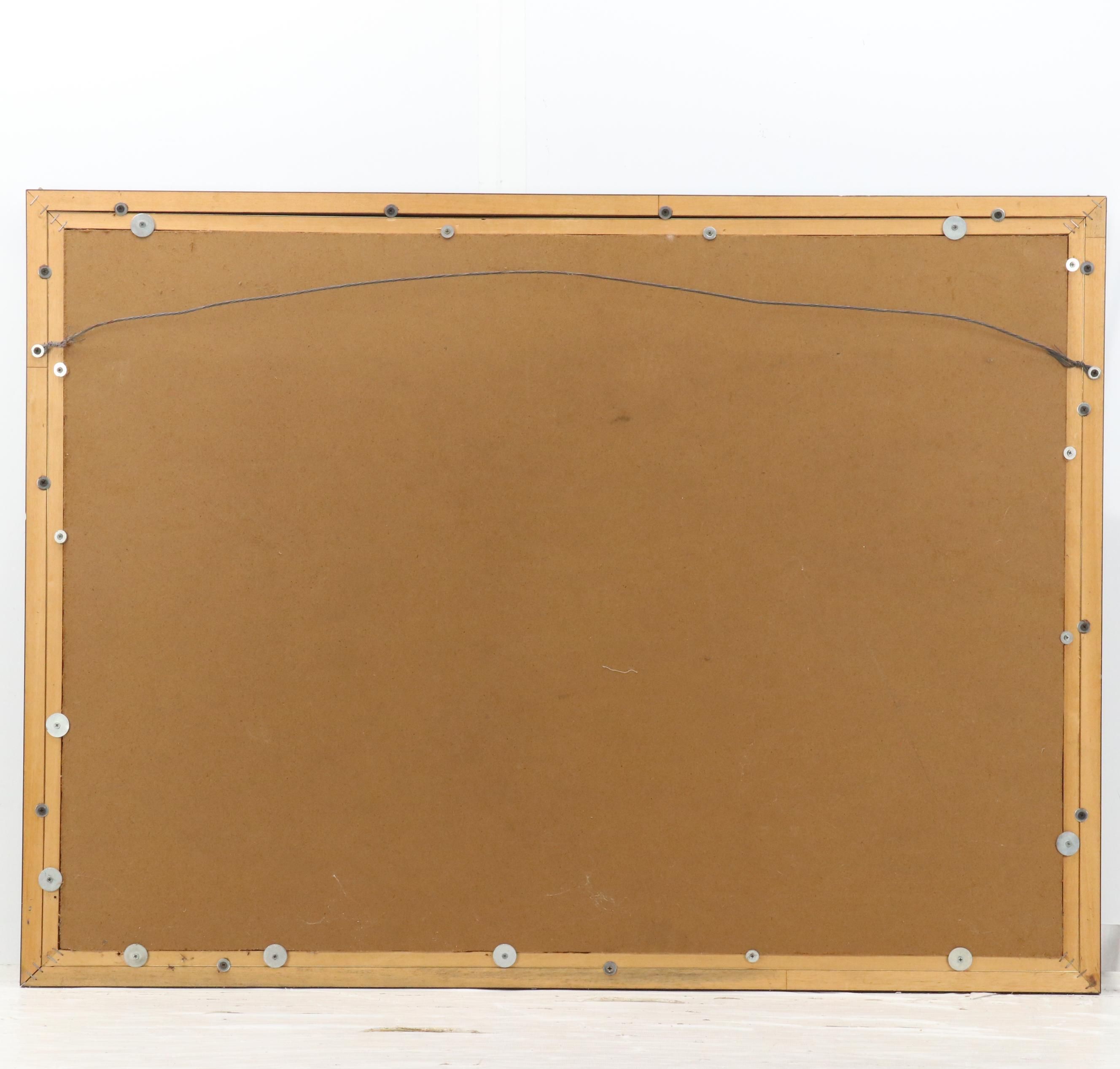 Stedman Deco Revival Marquetry Wood Panel, Circa 1970