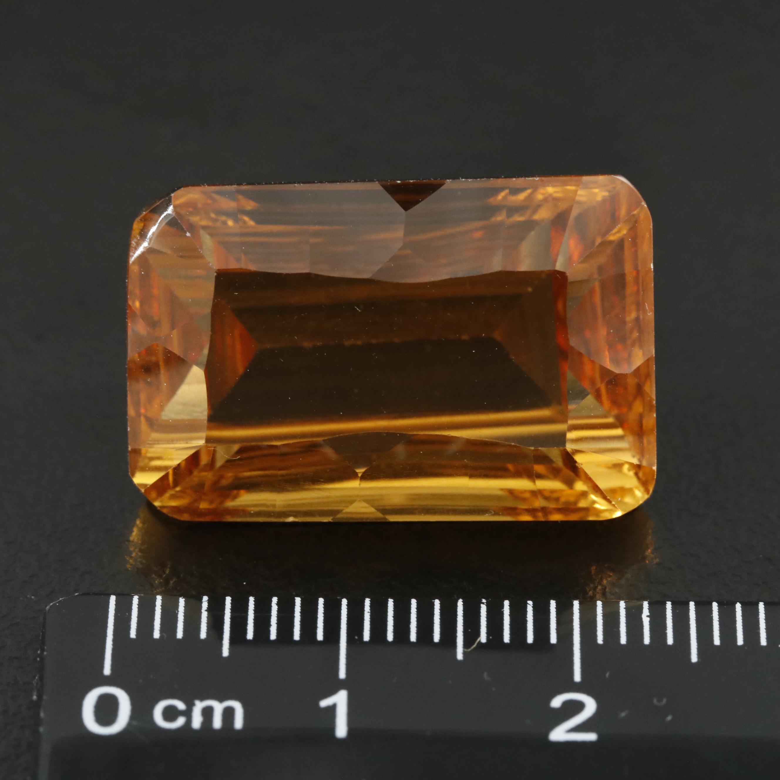 Loose 33.41 CT Citrine