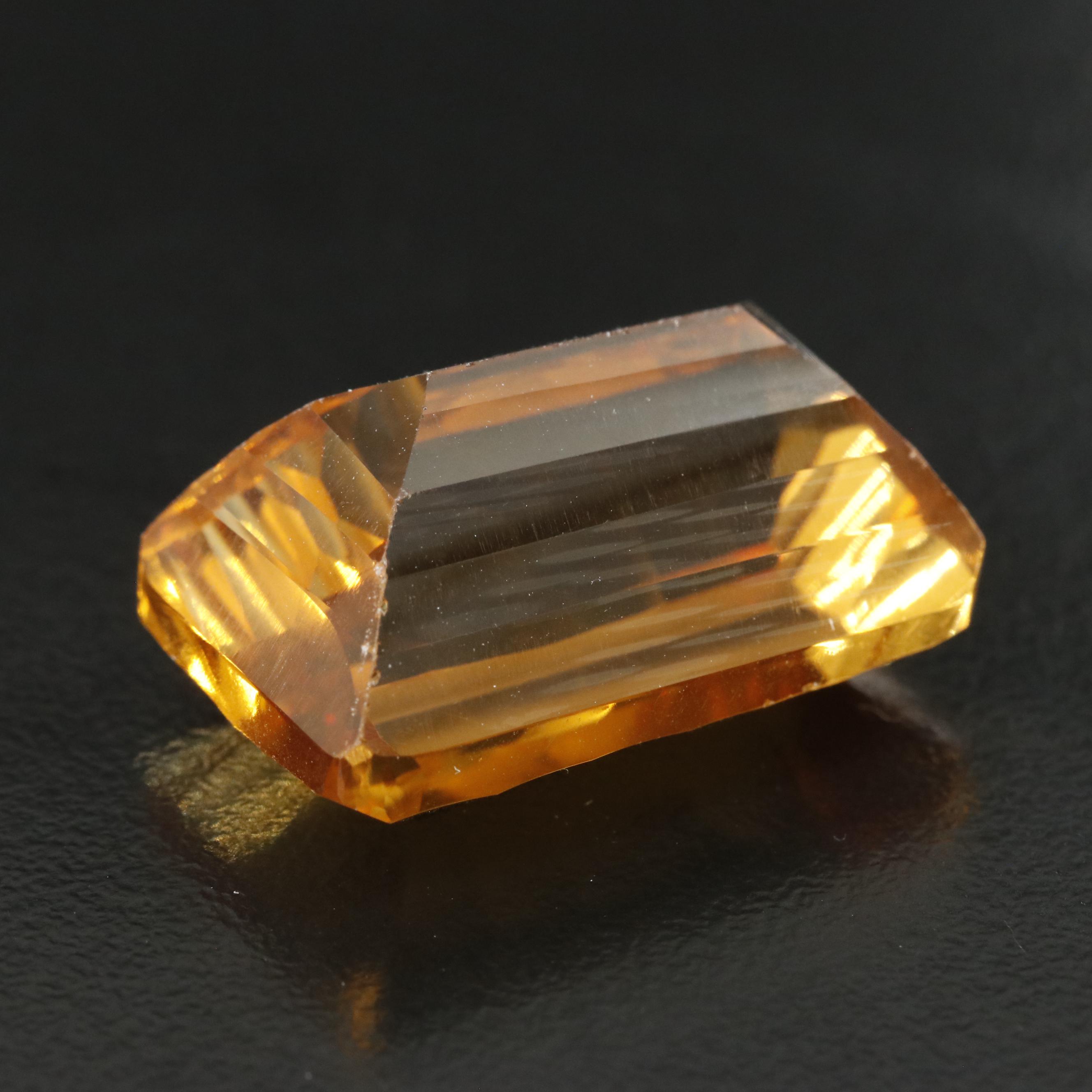 Loose 33.41 CT Citrine