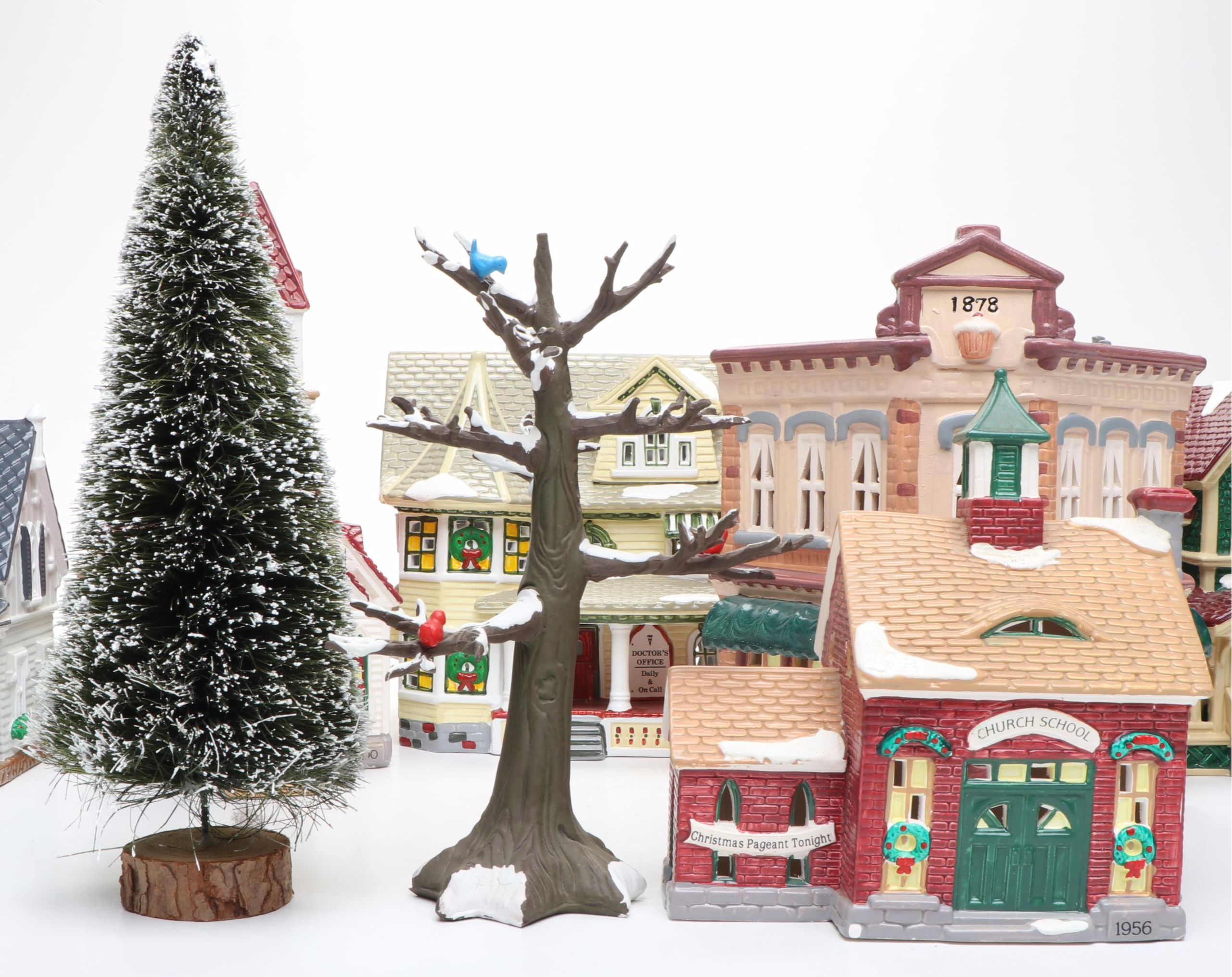 Dept. 56 Snow Village Christmas "Stuck in Snow", "Sleighride" and More Figures