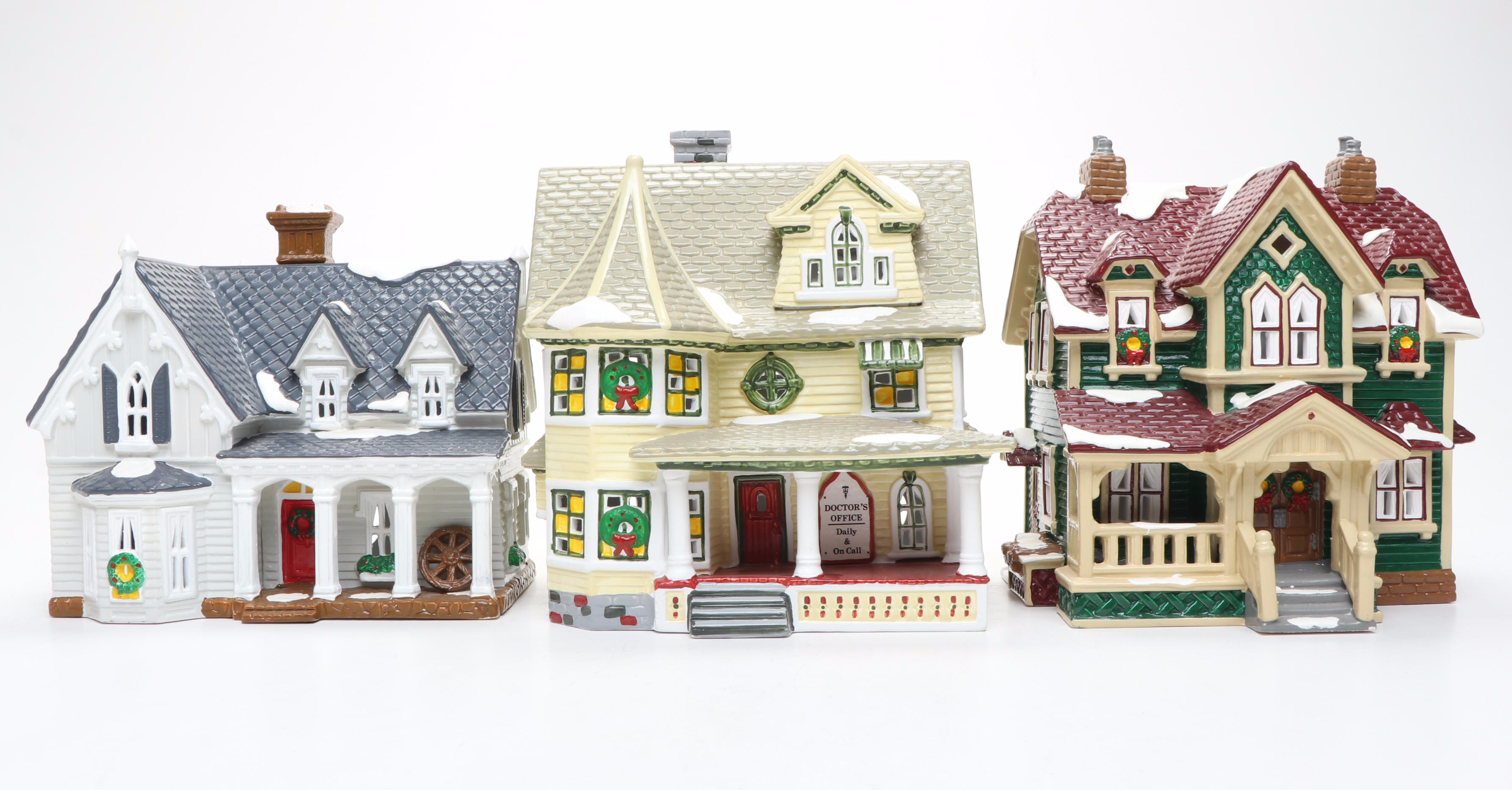 Dept. 56 Snow Village Christmas "Stuck in Snow", "Sleighride" and More Figures