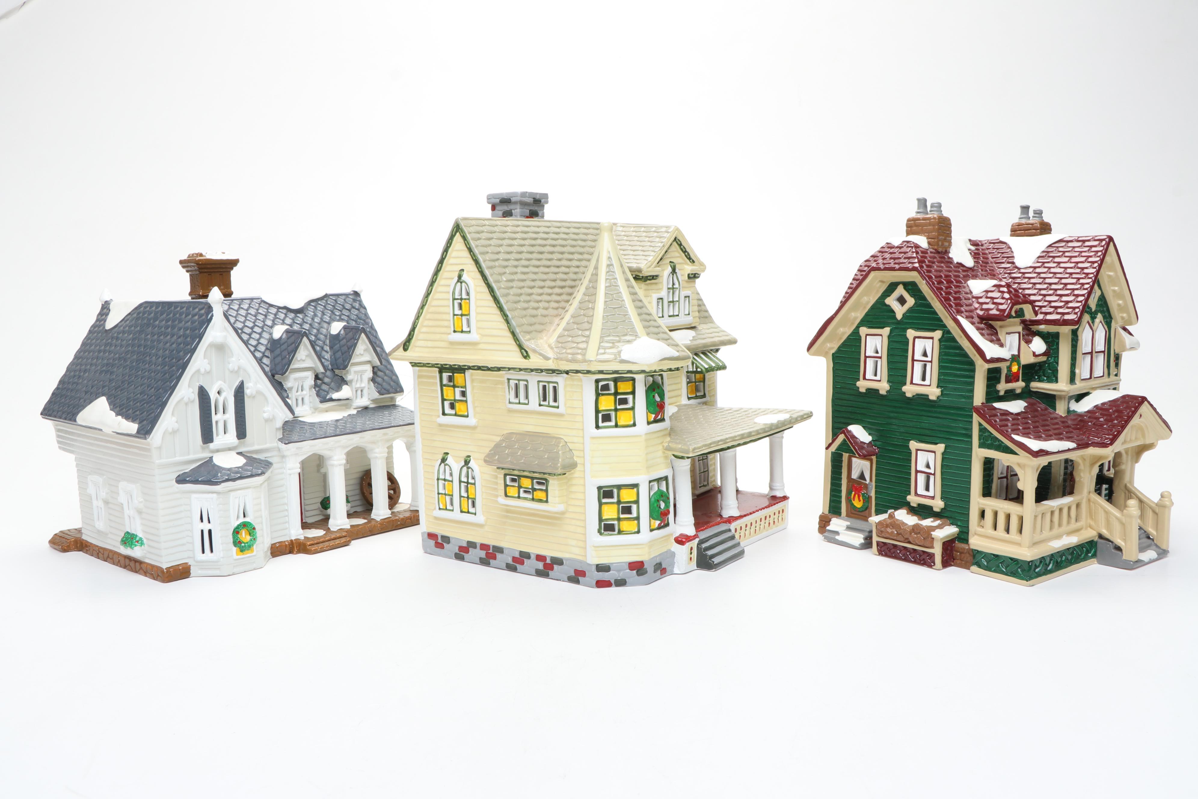 Dept. 56 Snow Village Christmas "Stuck in Snow", "Sleighride" and More Figures