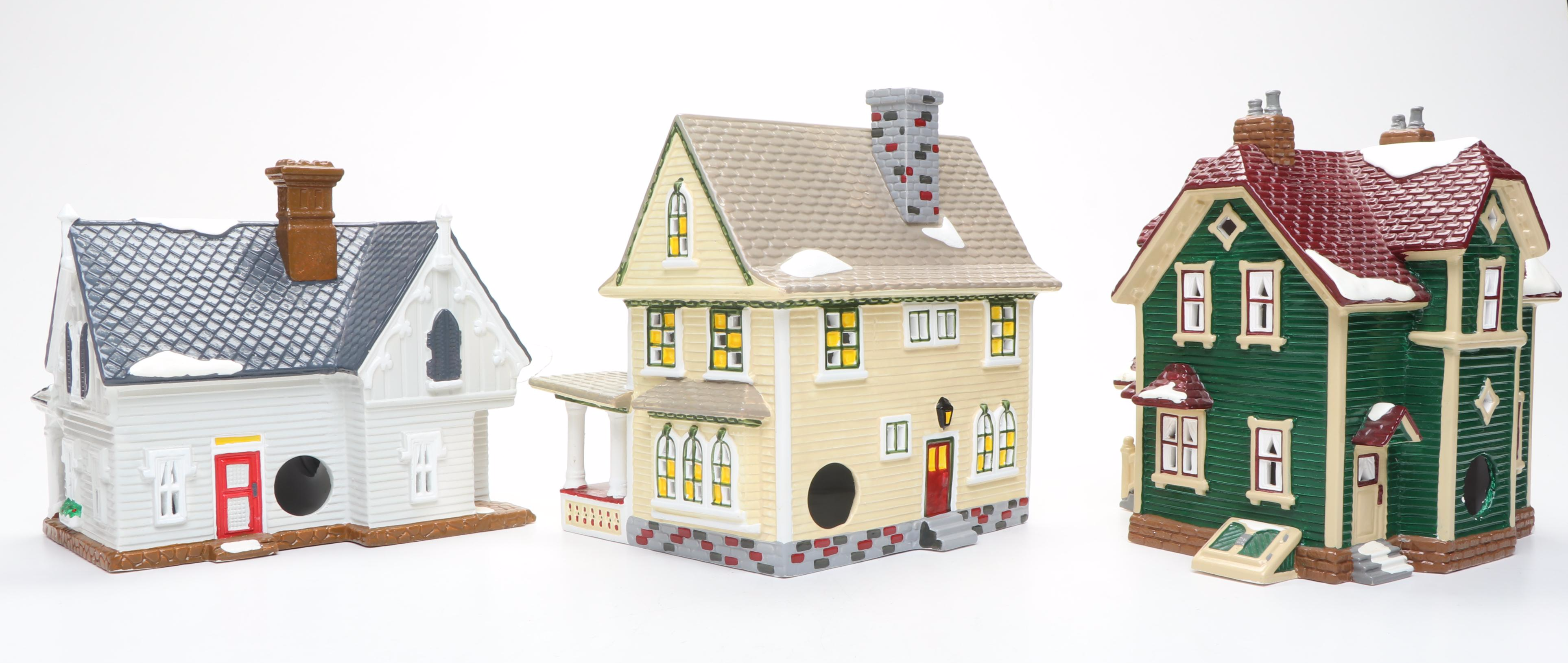 Dept. 56 Snow Village Christmas "Stuck in Snow", "Sleighride" and More Figures