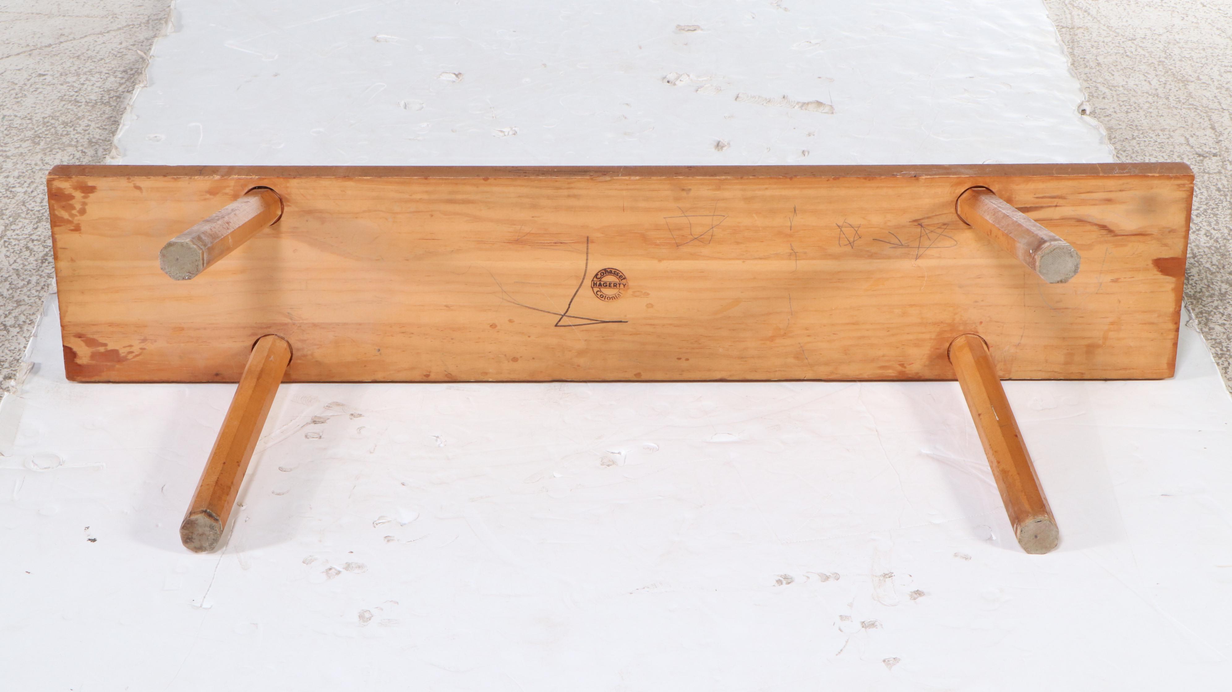 Hagerty American Colonial Style Wood Bench