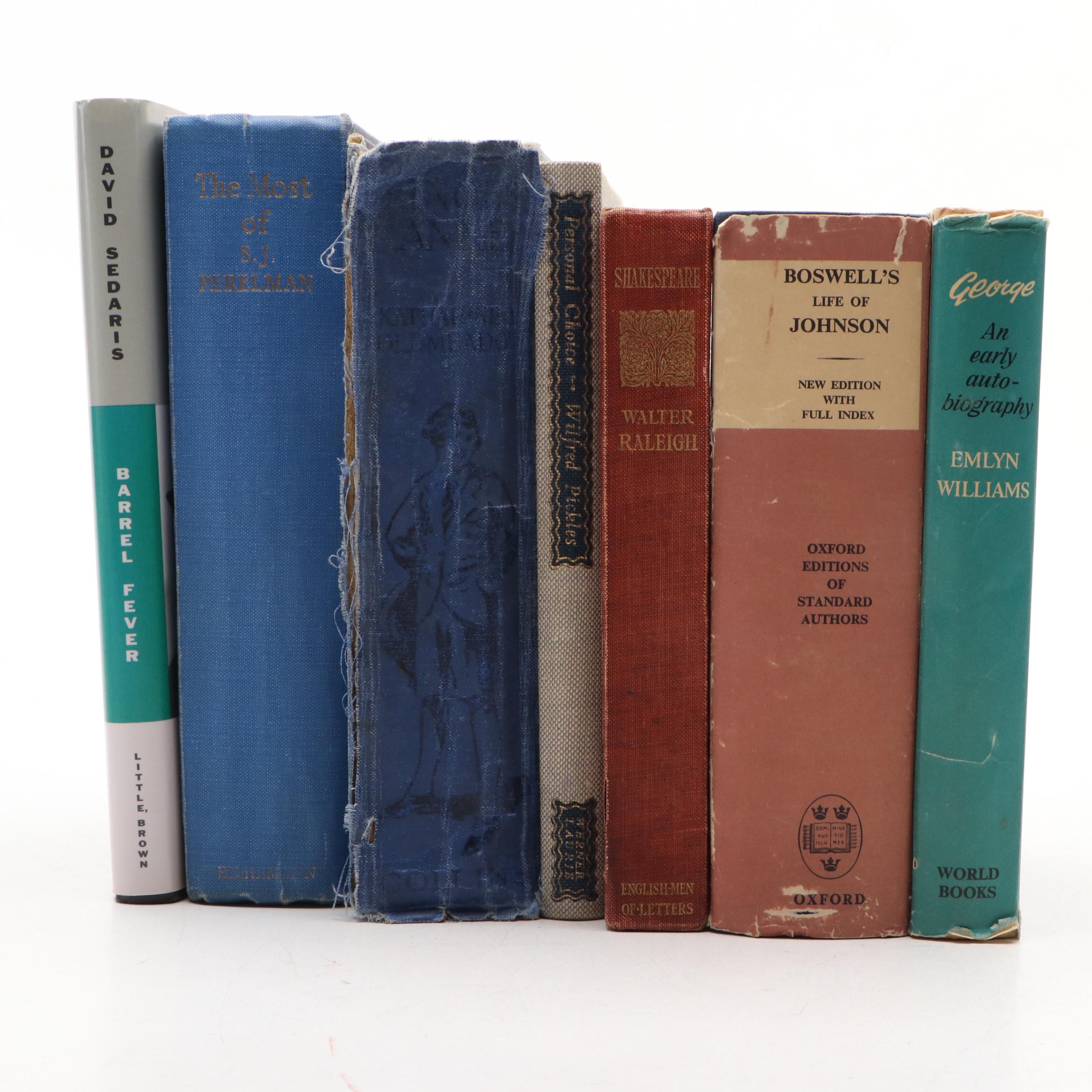 First Edition "Barrel Fever" by David Sedaris with More Books