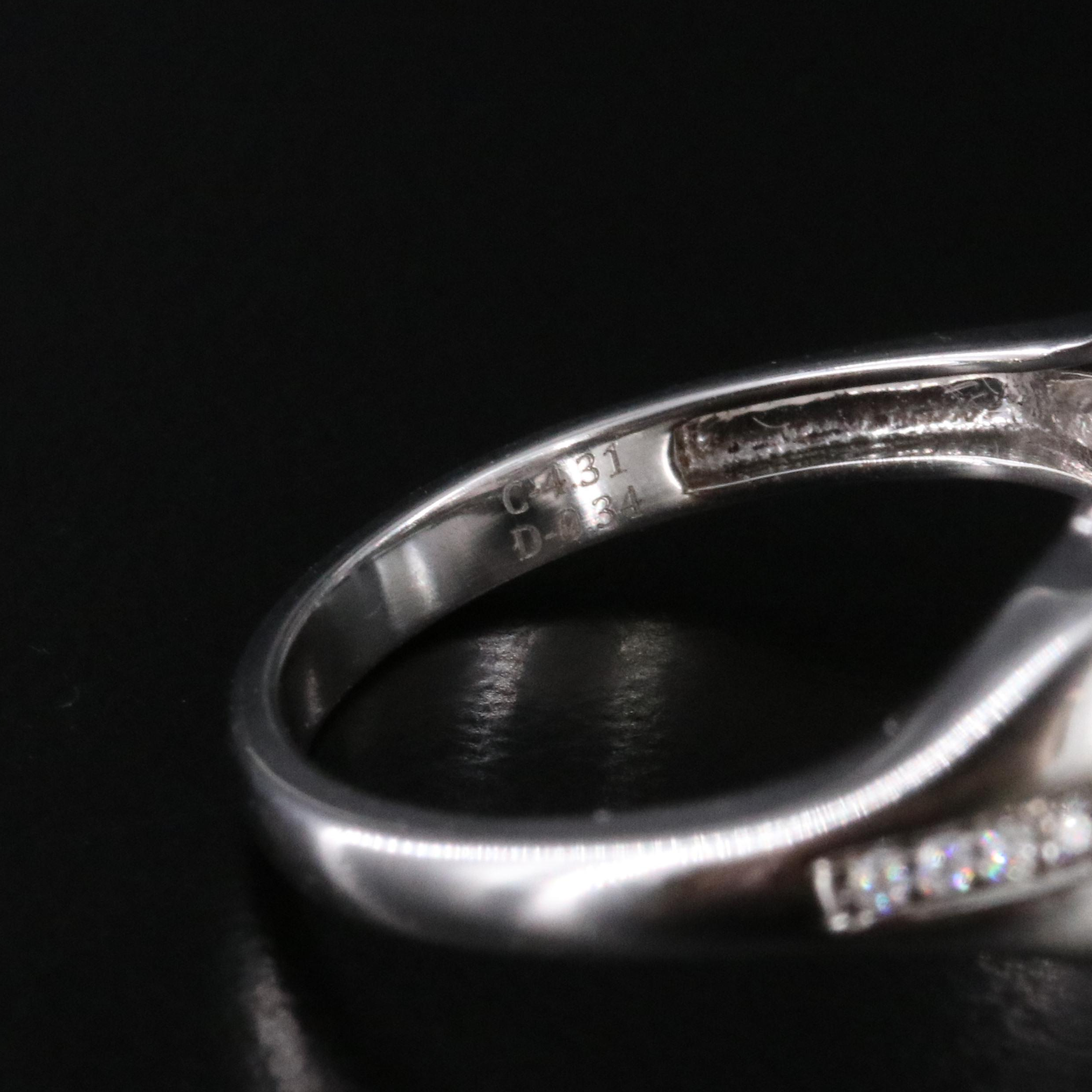 Chromia 18K Cat's Eye Sillimanite and Diamond Ring