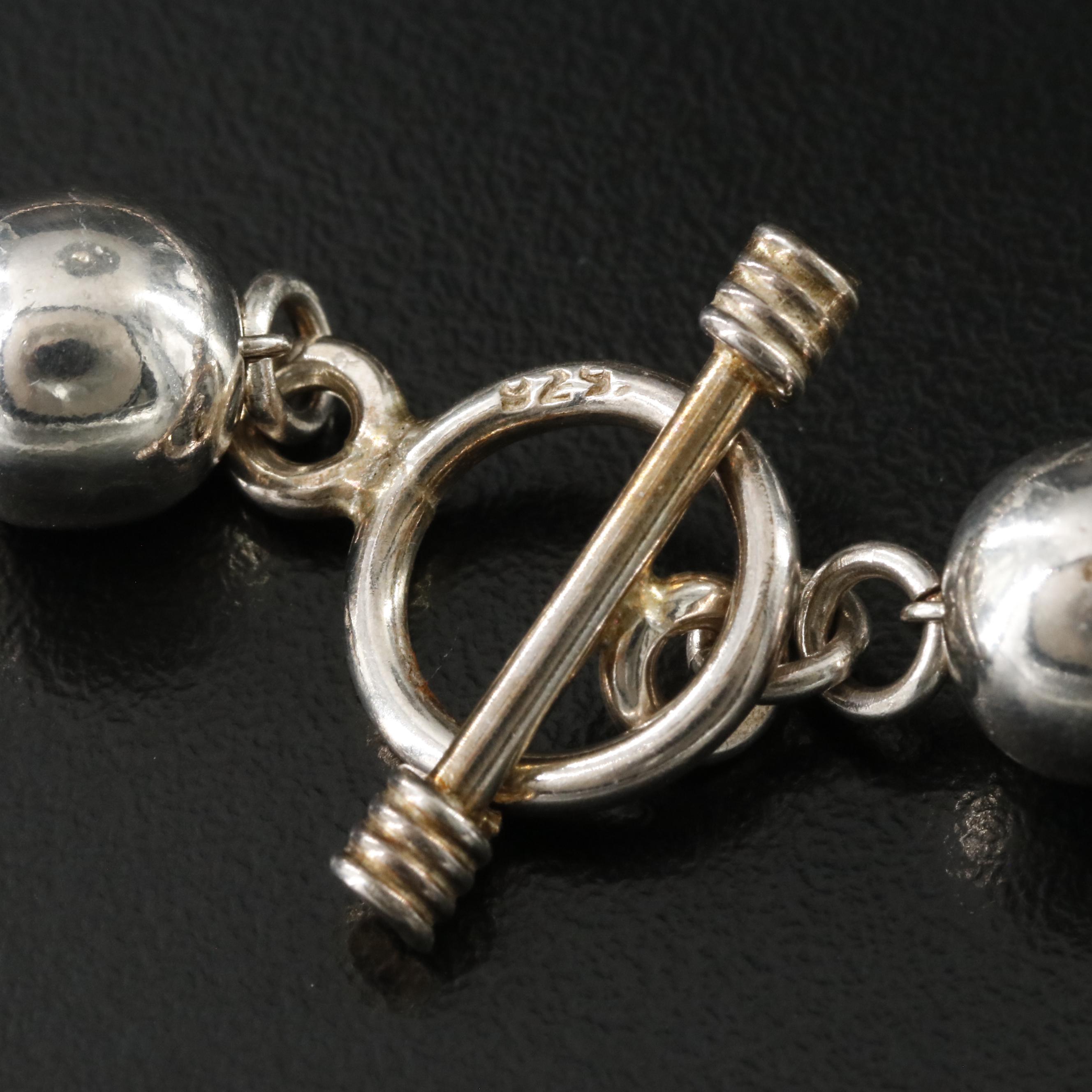 Sterling Bead Necklace