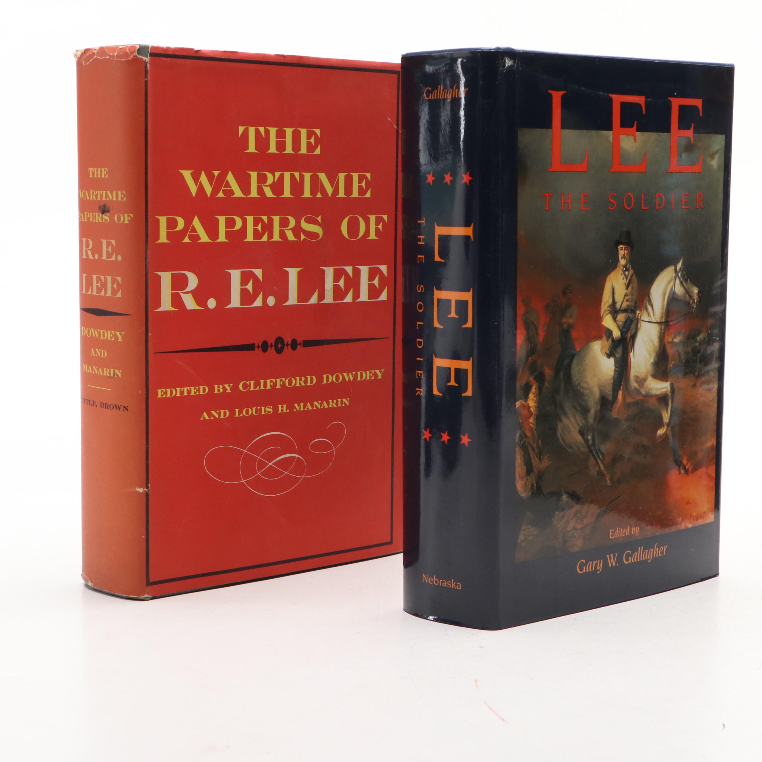 First Edition "The Wartime Papers of R. E. Lee" by Clifford Dowdey and More