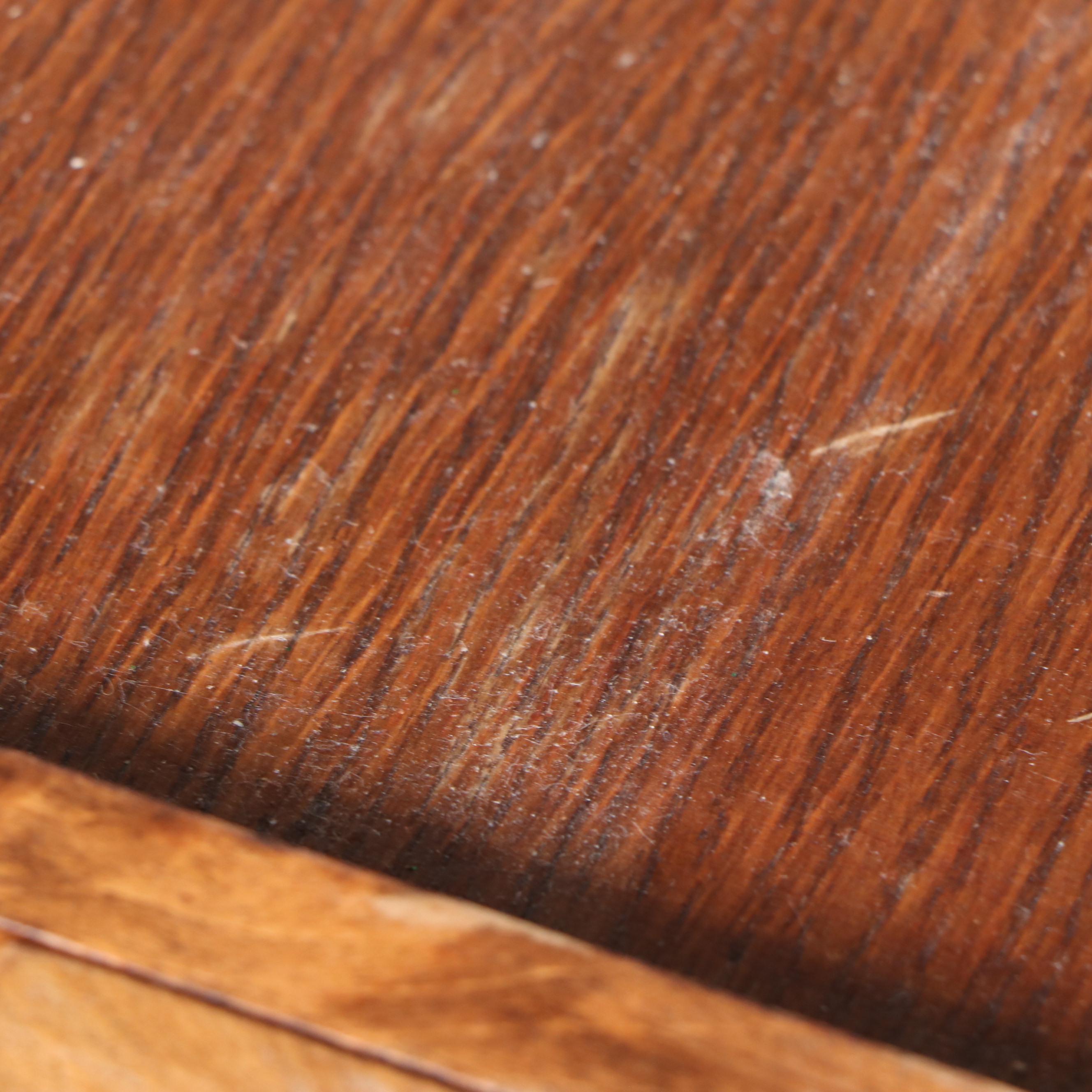 Art Deco Oak Drop Leaf Bar Trolley