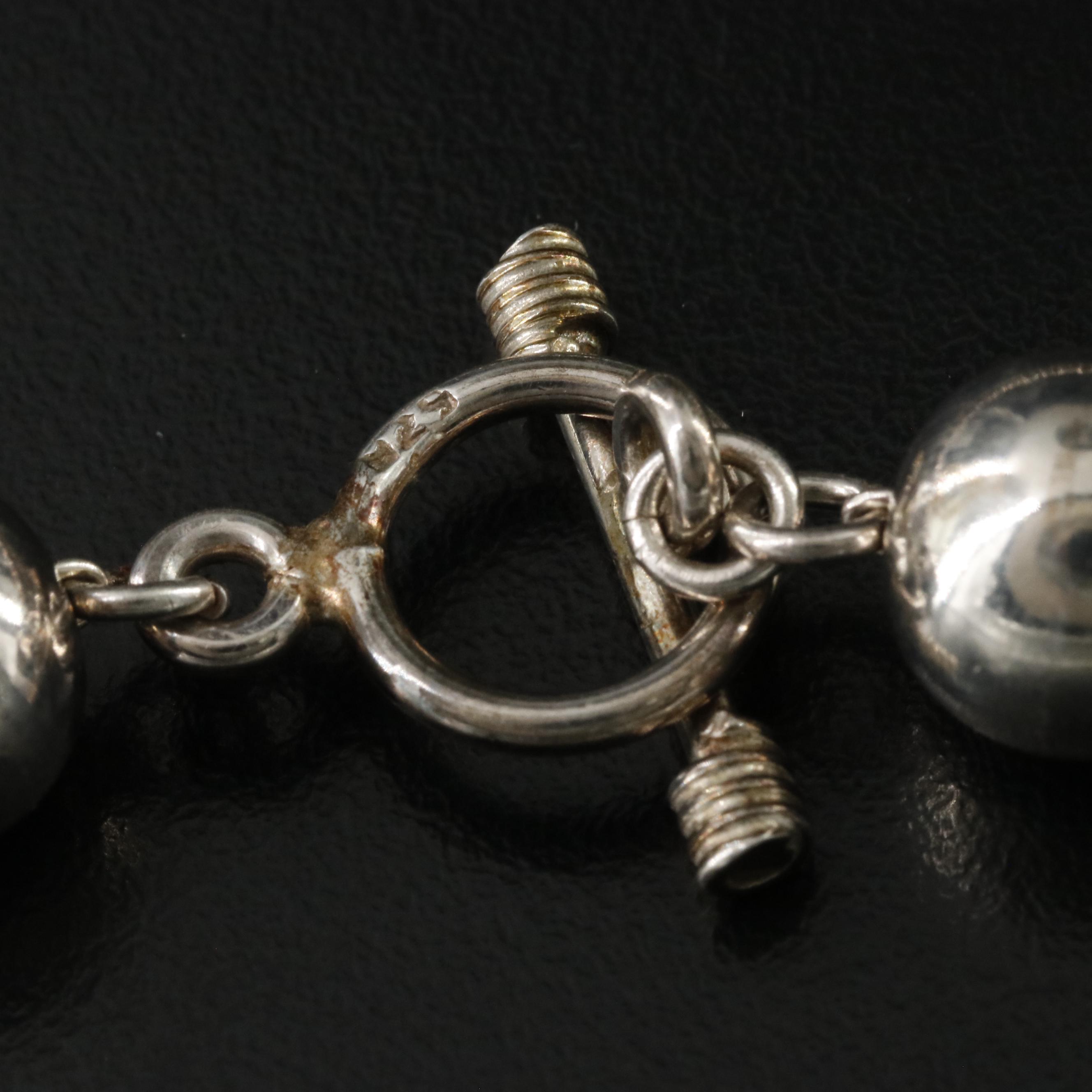 Sterling Bead Necklace