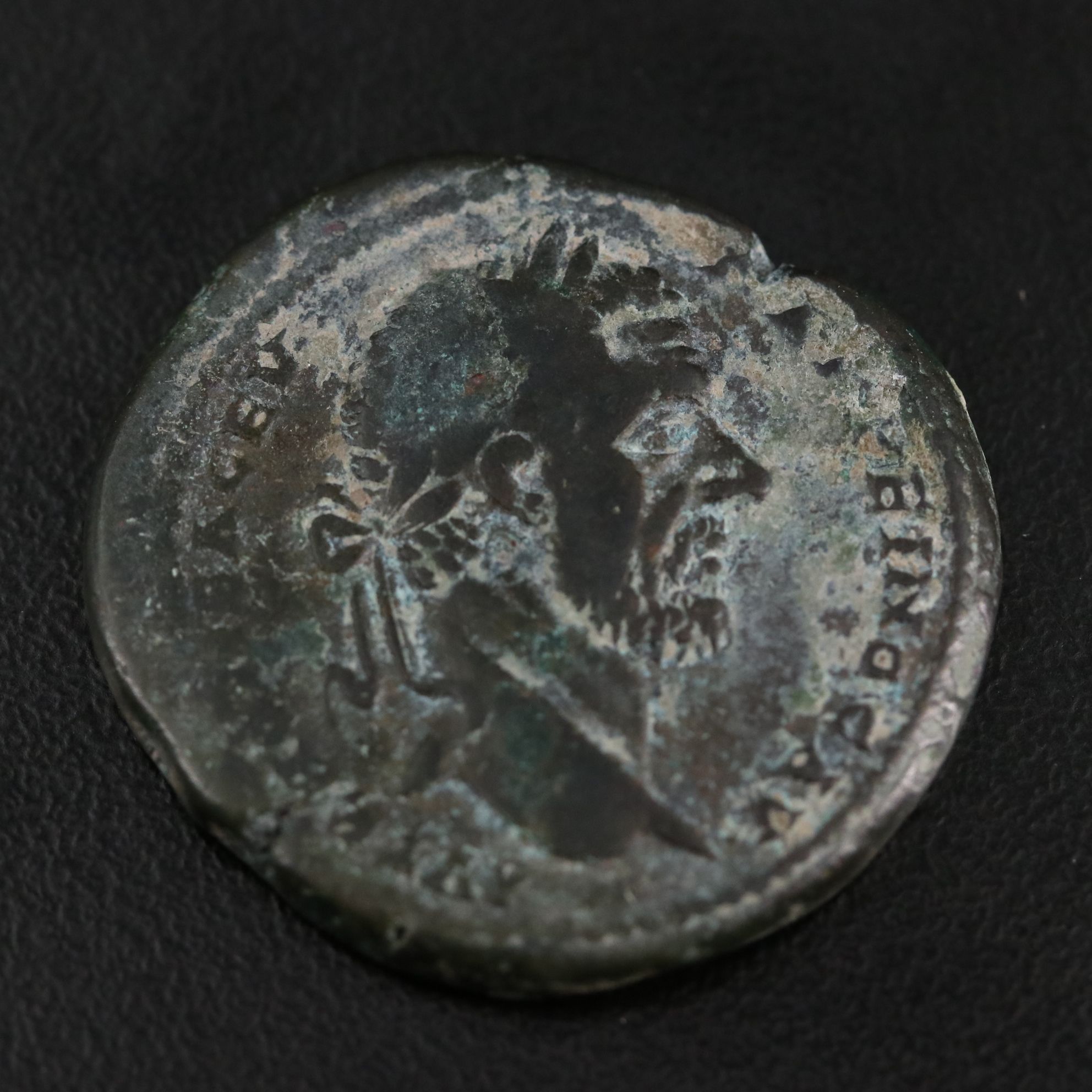 Ancient Roman Provincial Æ28 Coin of Macrinus, ca. 218 A.D.