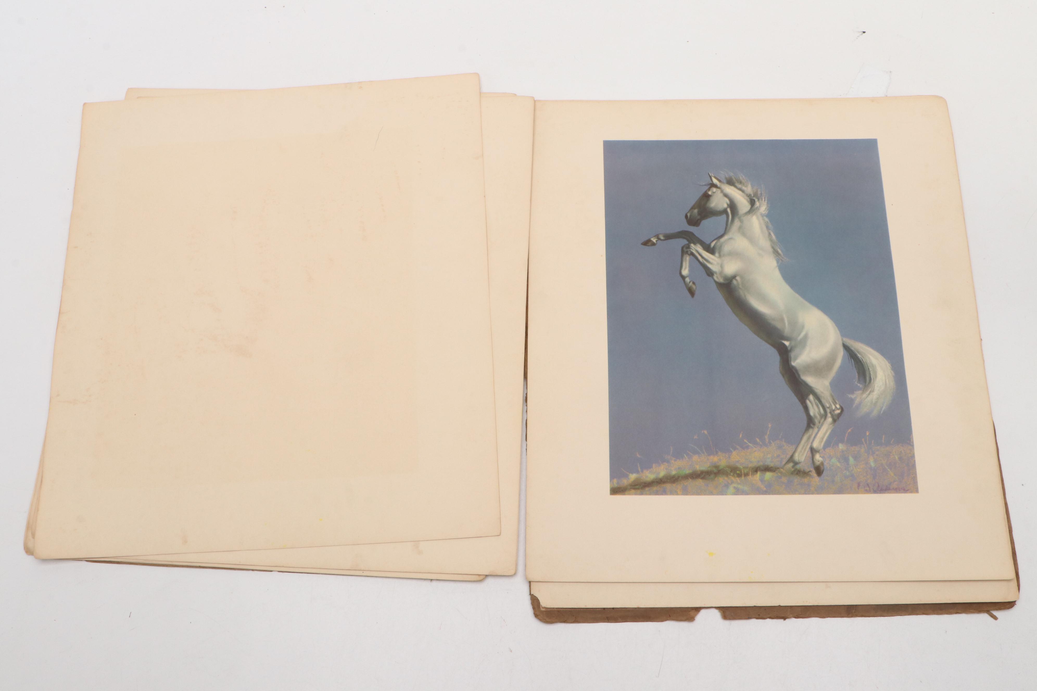 "Grey, Bay and Chestnut" by C. W. Anderson, 1955