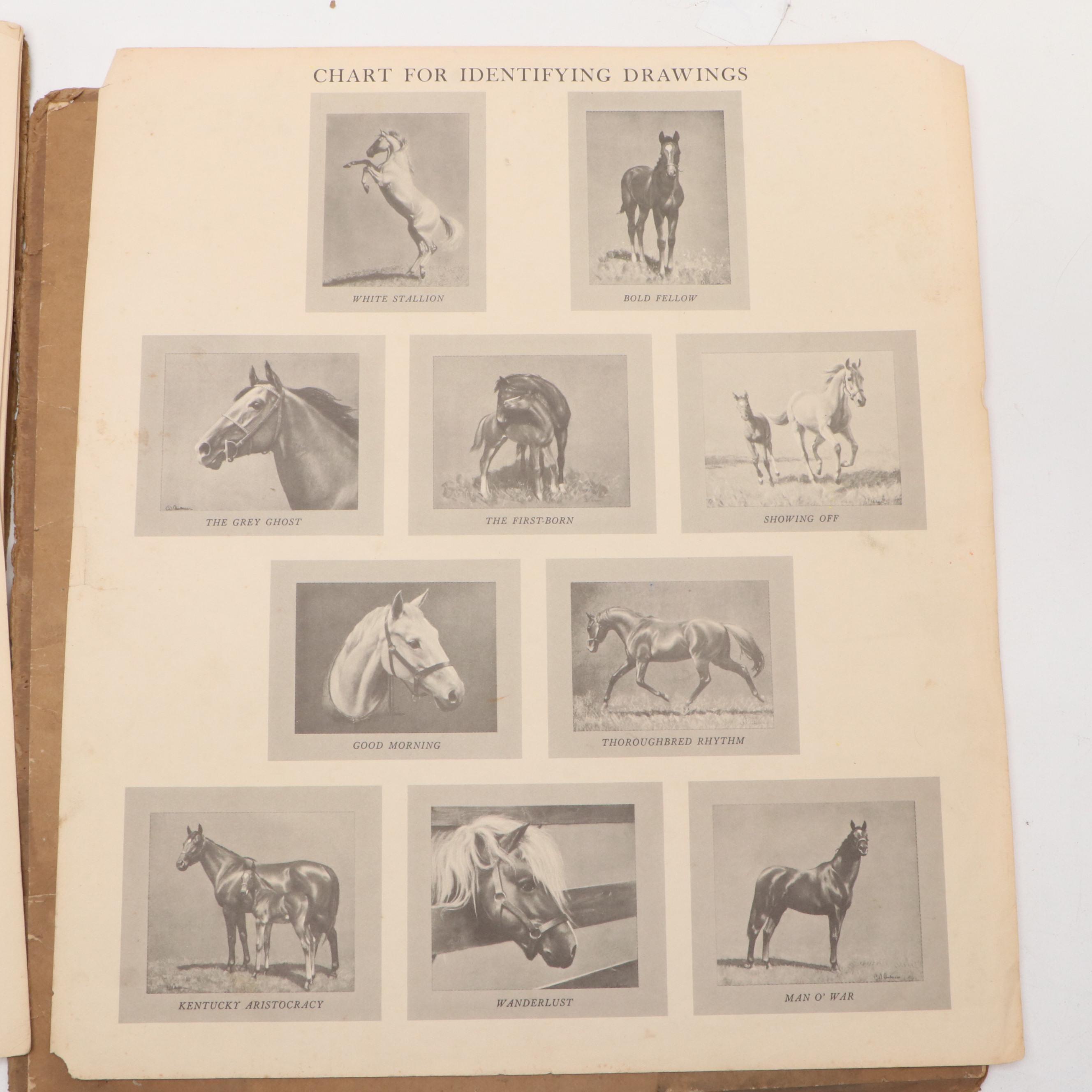 "Grey, Bay and Chestnut" by C. W. Anderson, 1955