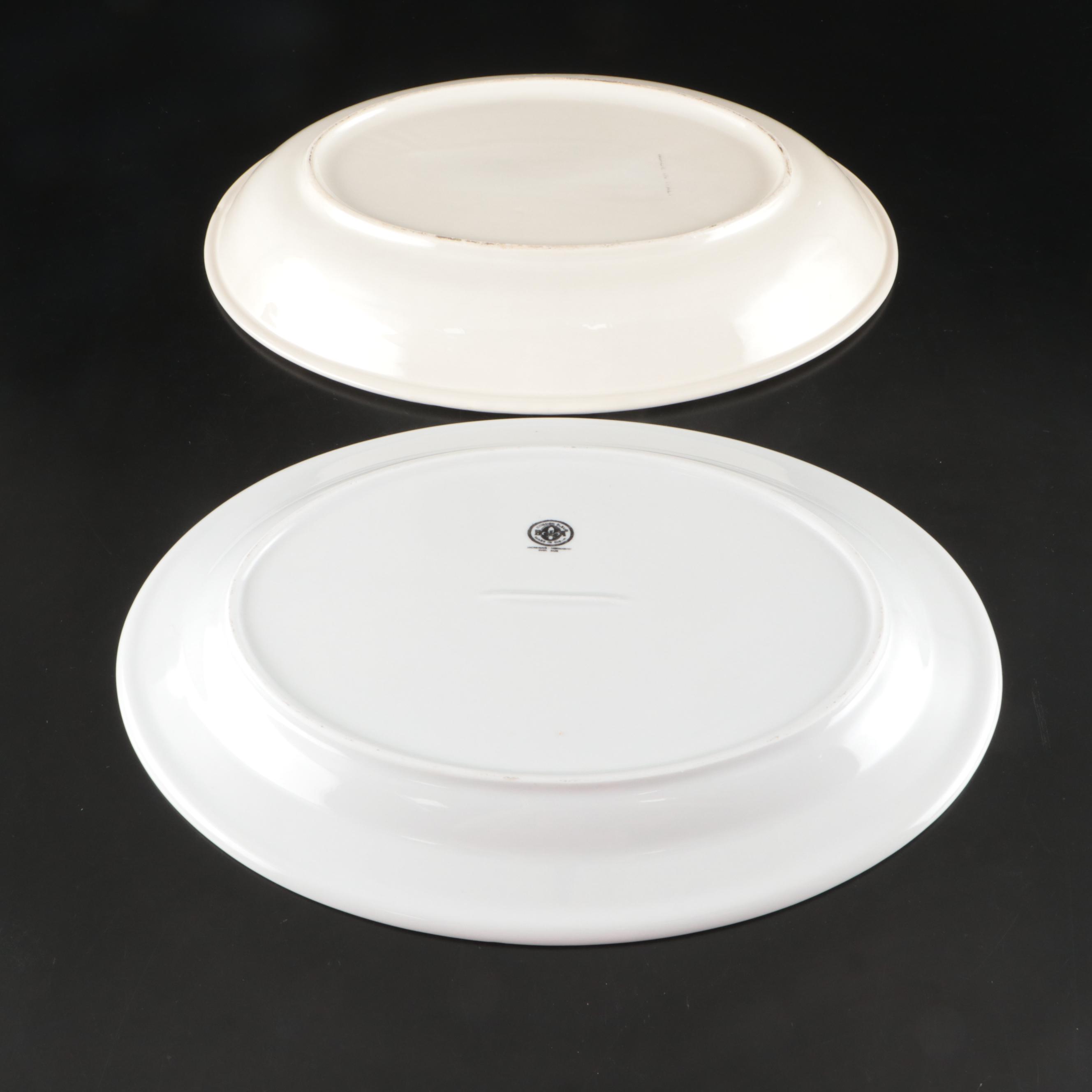 White Porcelain Espresso Cups with Other Bakeware and Serving Pieces