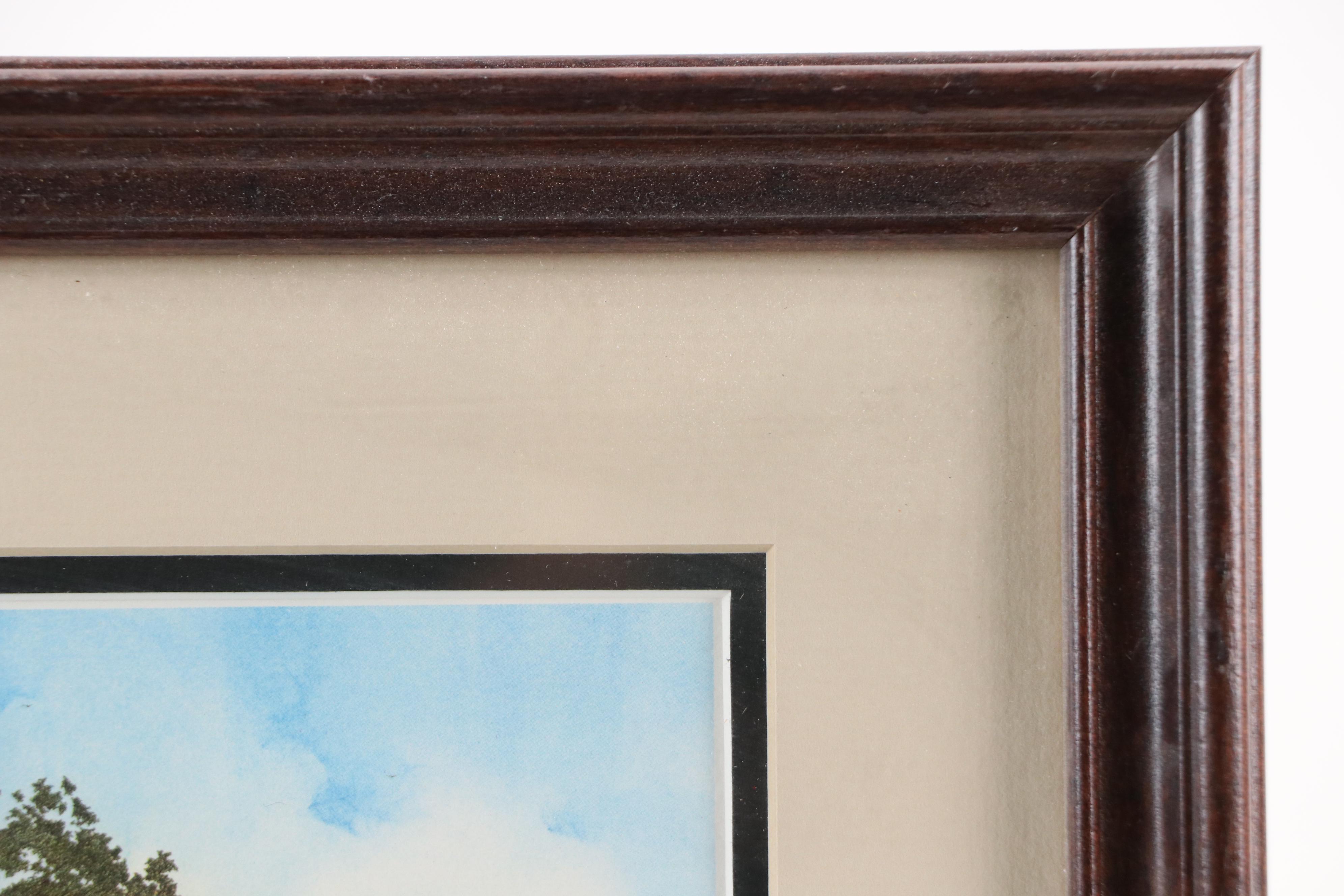 Lonnie C. Blackley Offset Lithograph of Scotney Castle