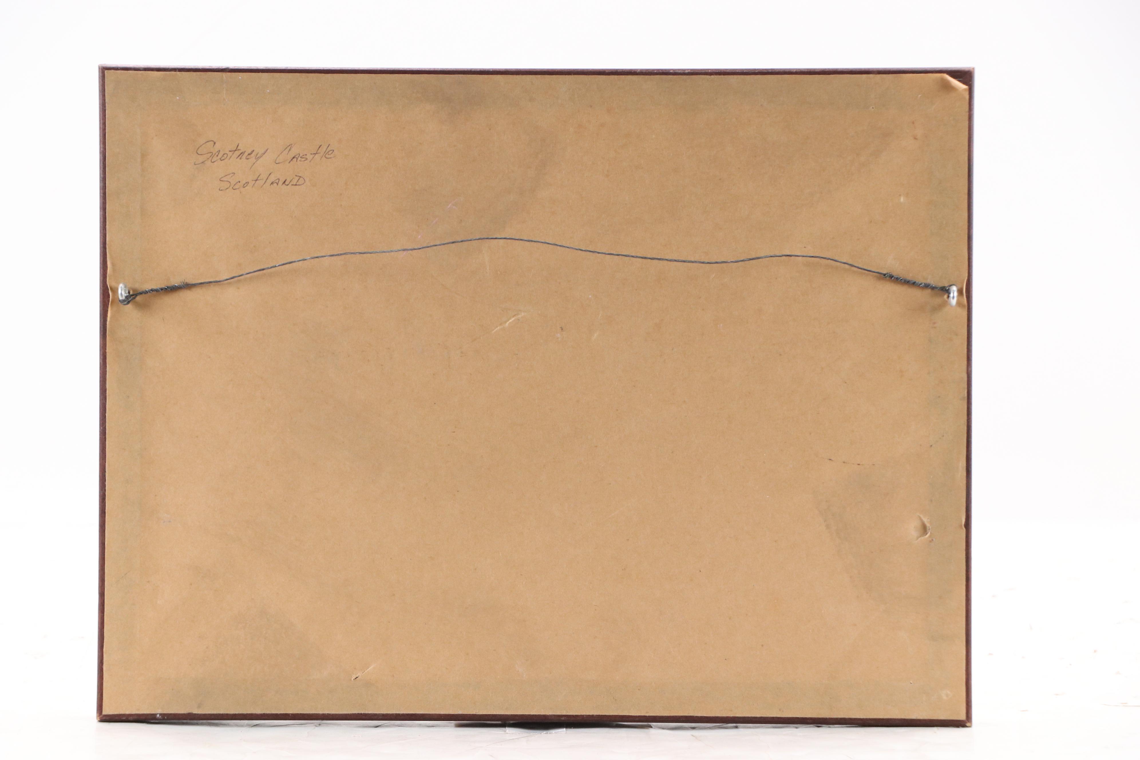 Lonnie C. Blackley Offset Lithograph of Scotney Castle