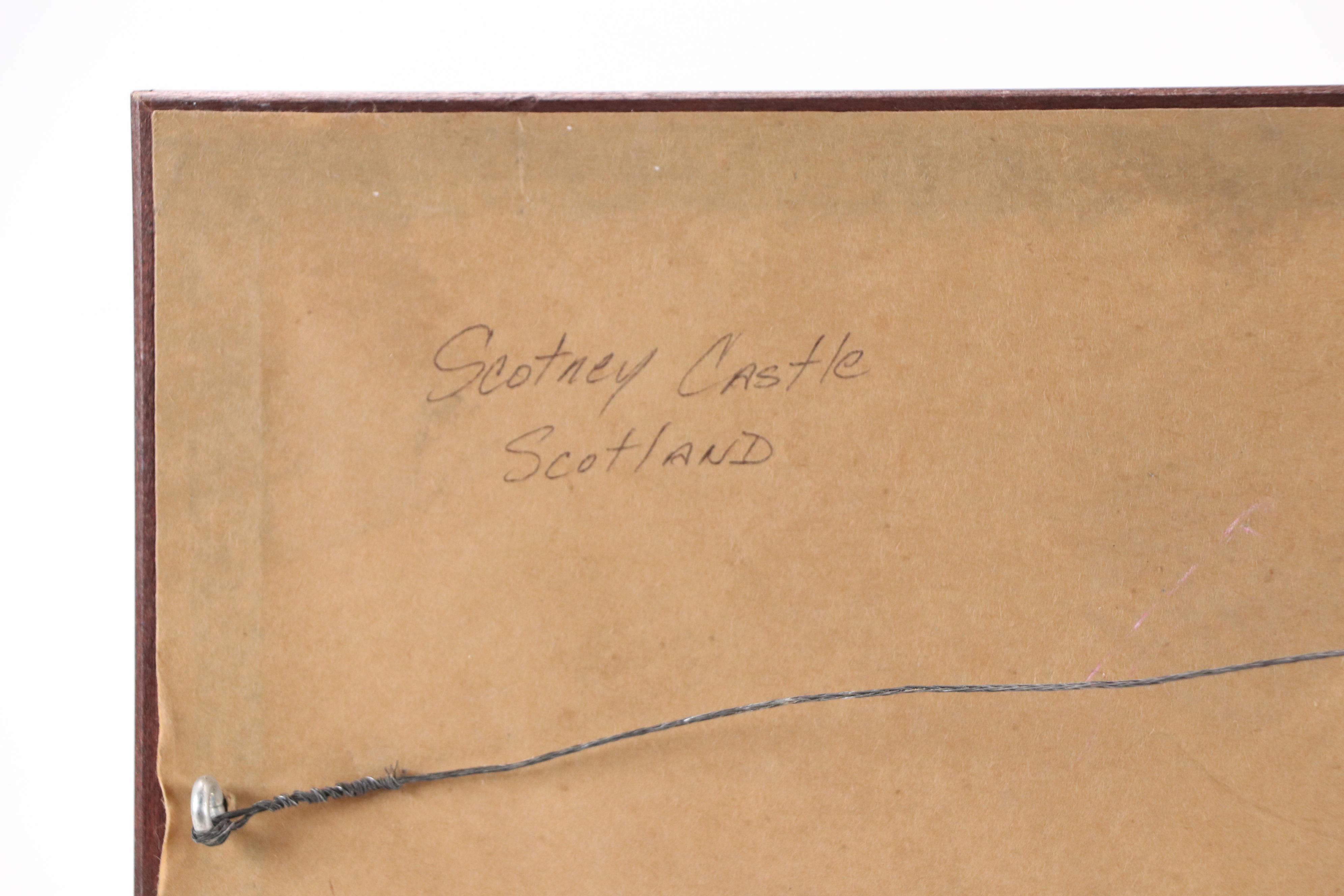 Lonnie C. Blackley Offset Lithograph of Scotney Castle