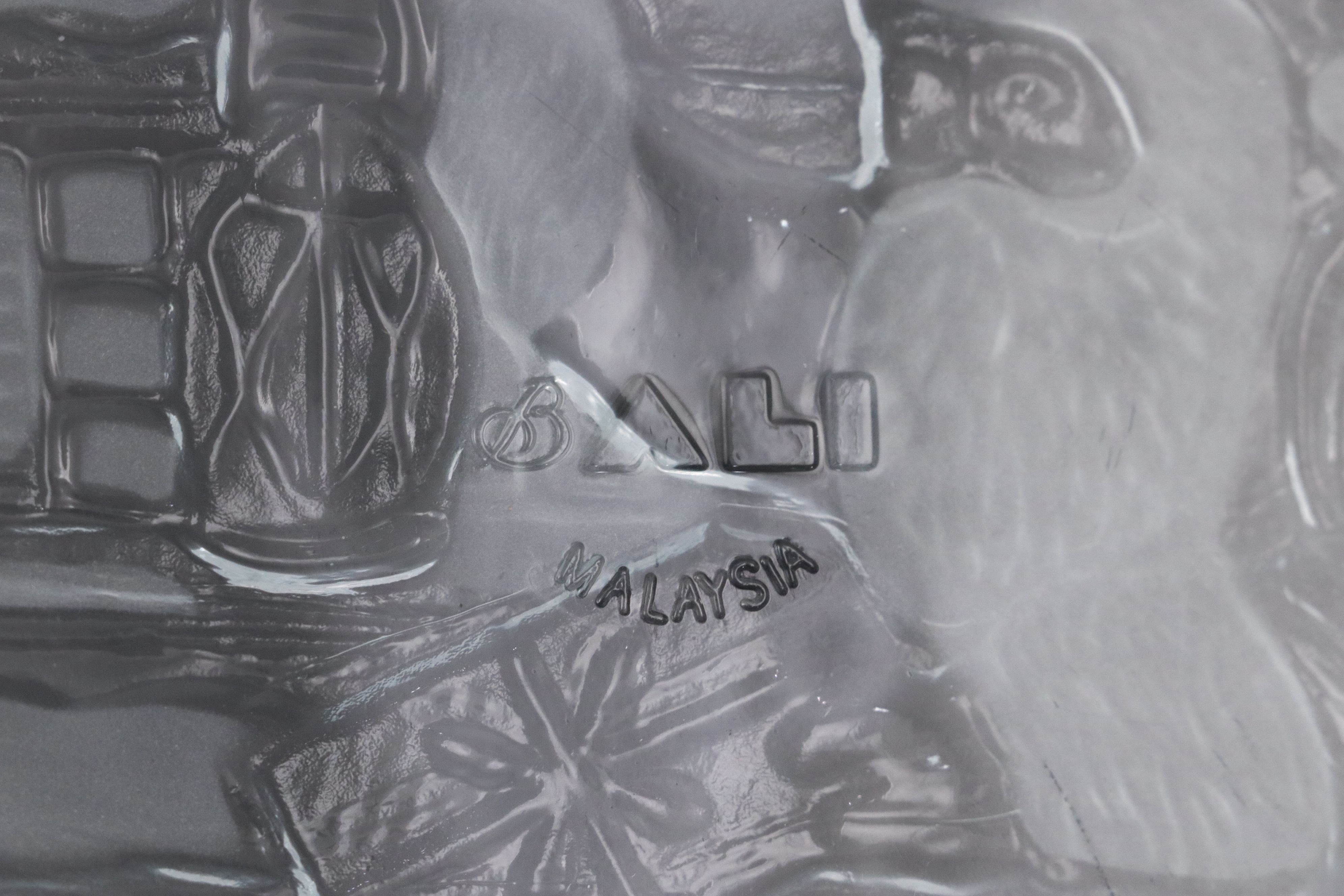 Indiana Glass "Diamond Point" with Other Cake Stand and Tableware