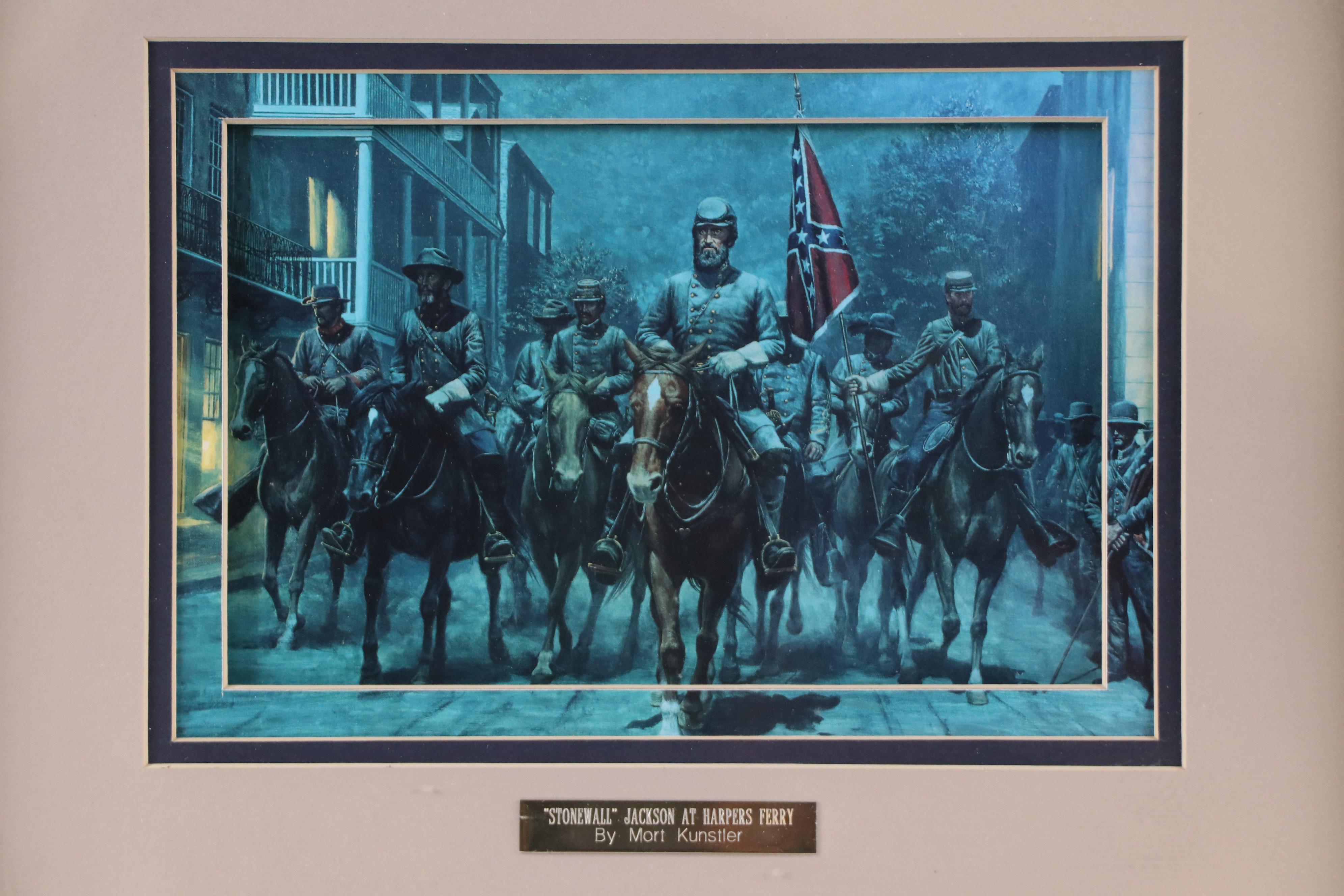 Offset Lithograph "'Stonewall' Jackson at Harpers Ferry" After Mort Künstler