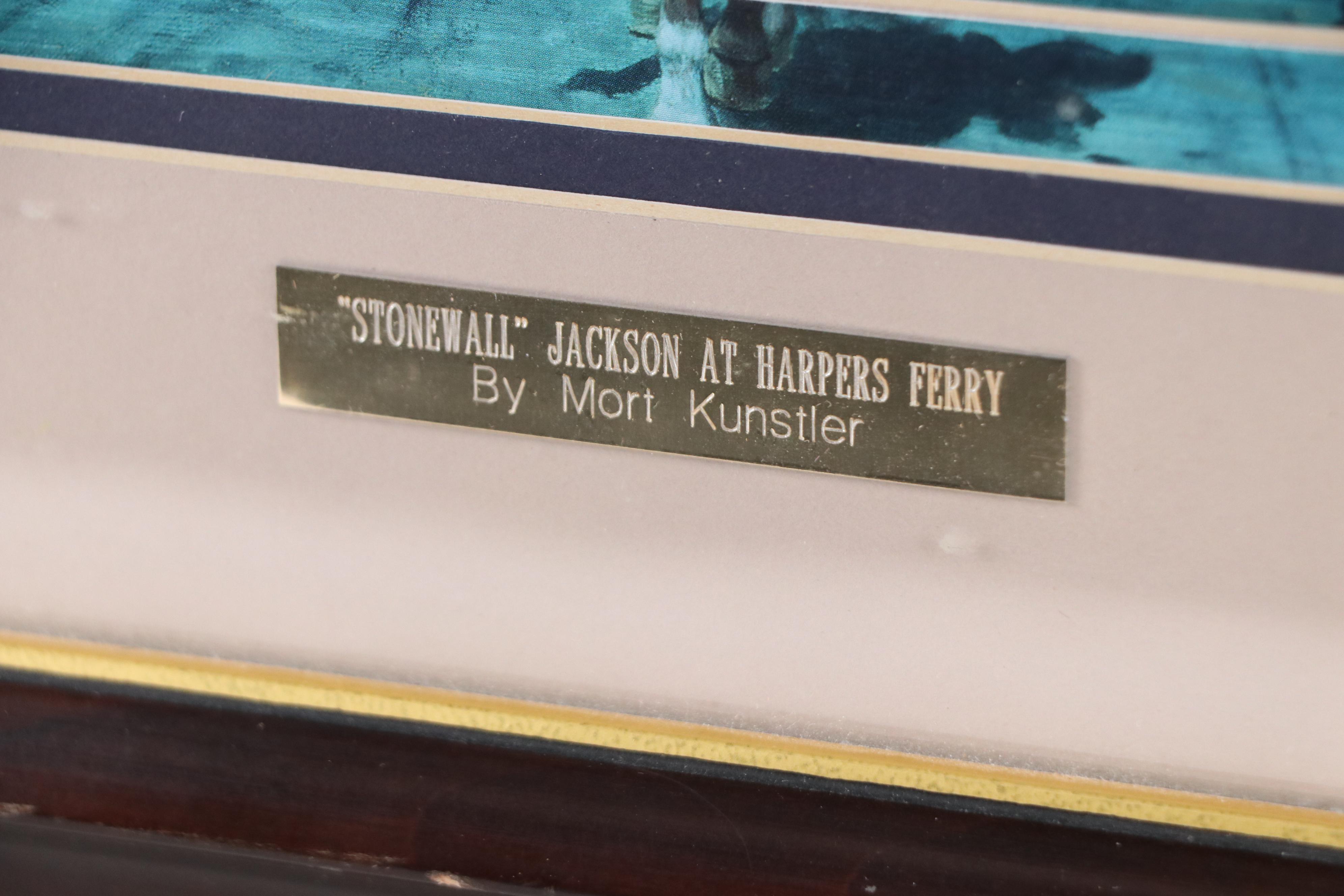 Offset Lithograph "'Stonewall' Jackson at Harpers Ferry" After Mort Künstler