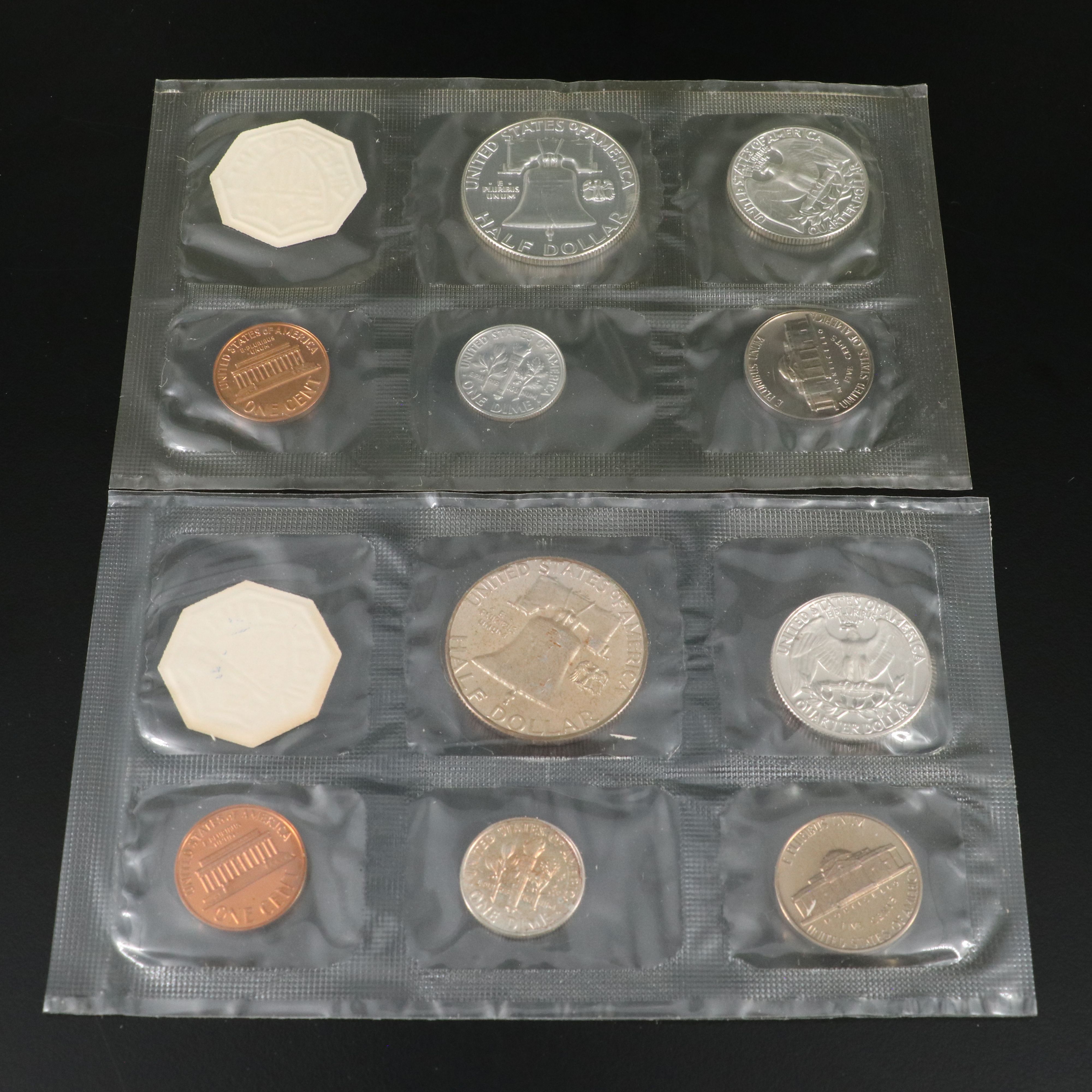 Collection of Four Different Classic Silver U.S. Proof Sets 1961-1964