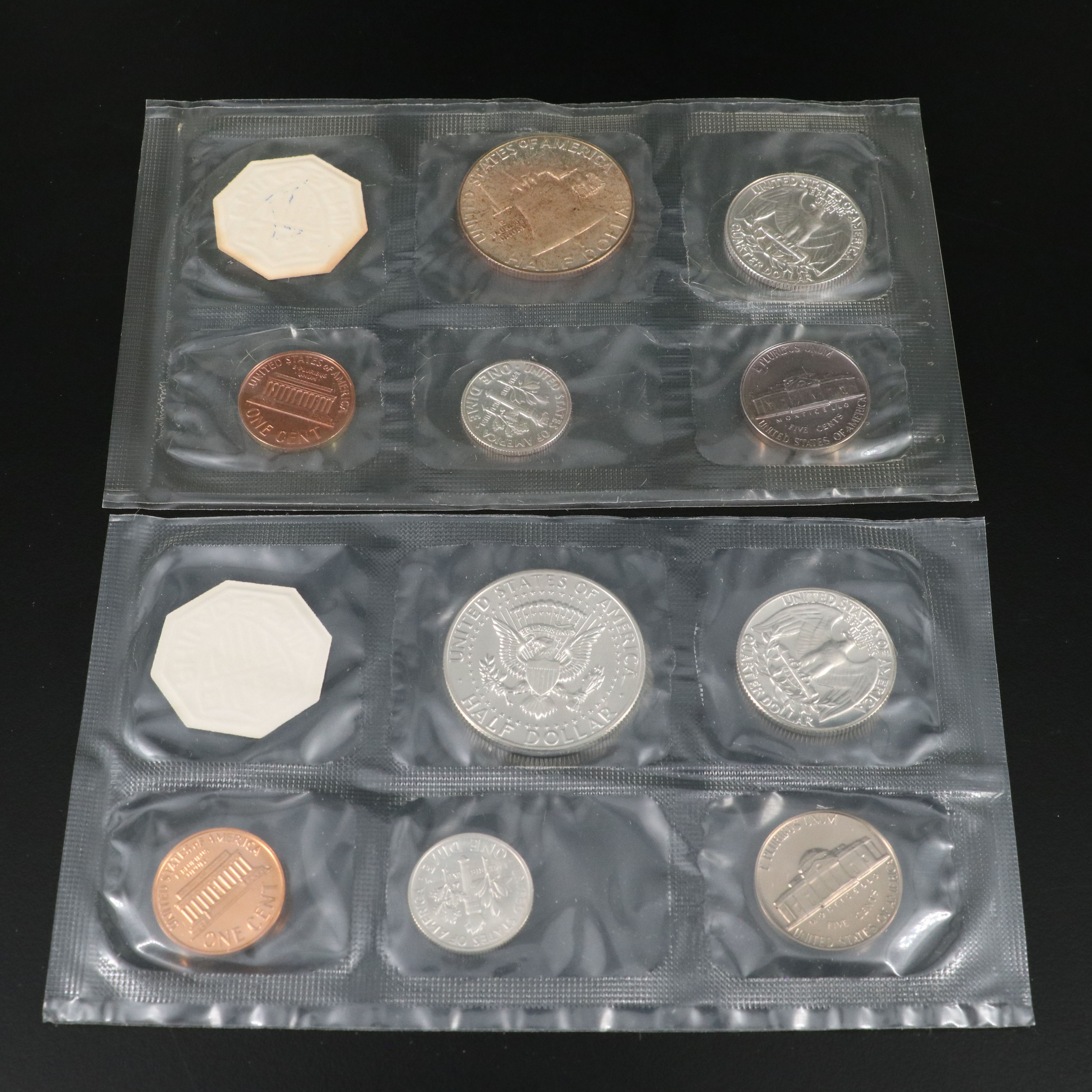 Collection of Four Different Classic Silver U.S. Proof Sets 1961-1964