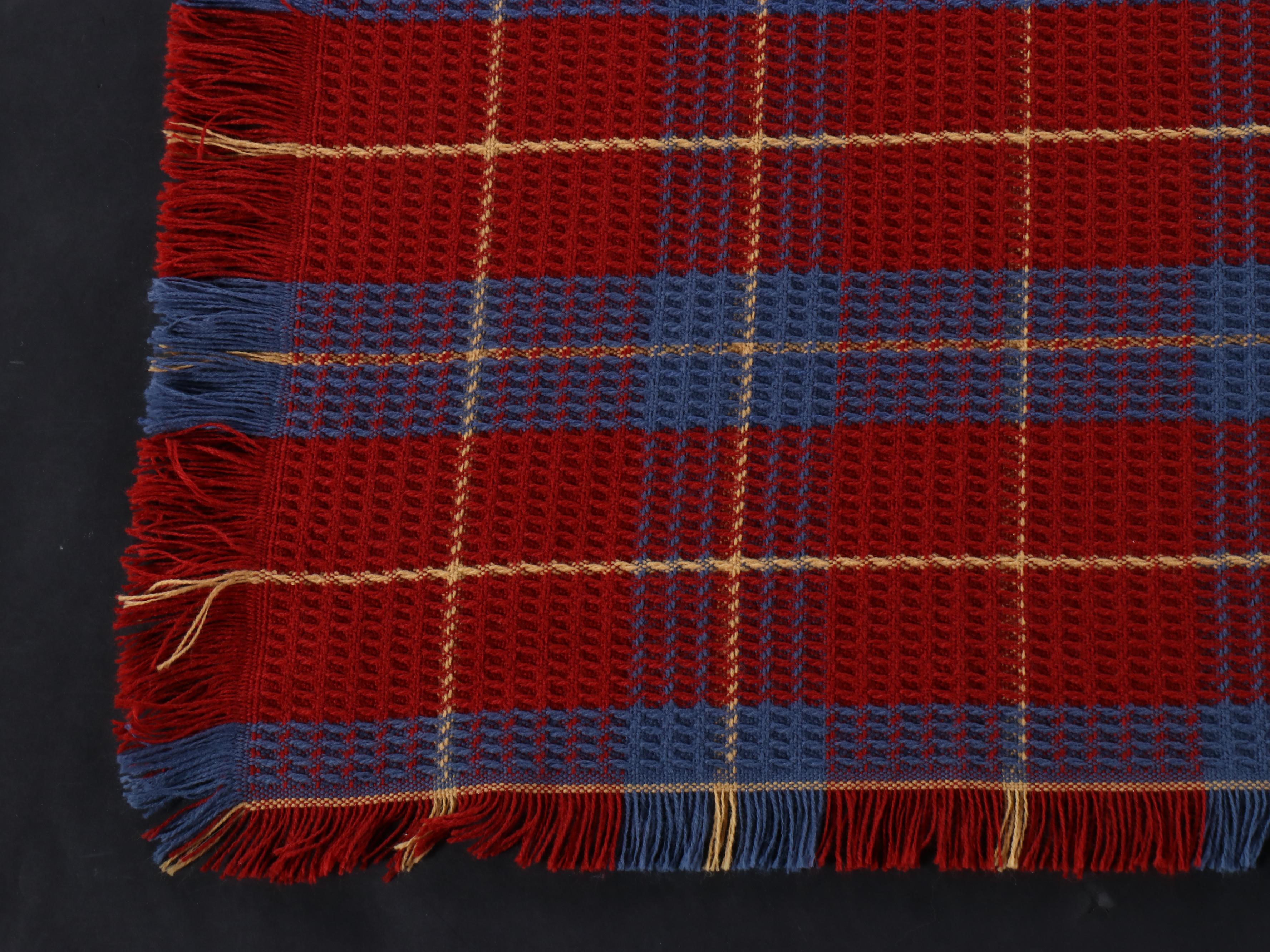 L.L. Bean Hudson Bay Style Wool Blanket with Other Plaid Blanket and Tote