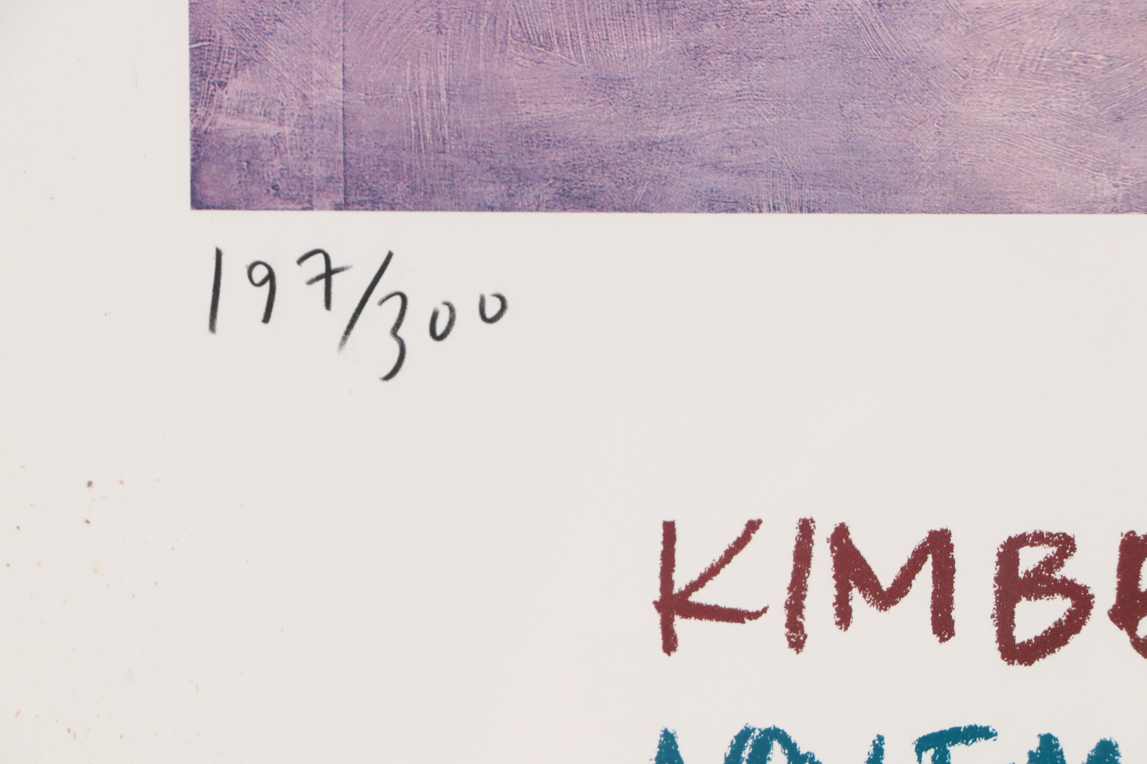 Dan Rizzie Offset Lithograph Kimbell Art Museum Exhibition Poster