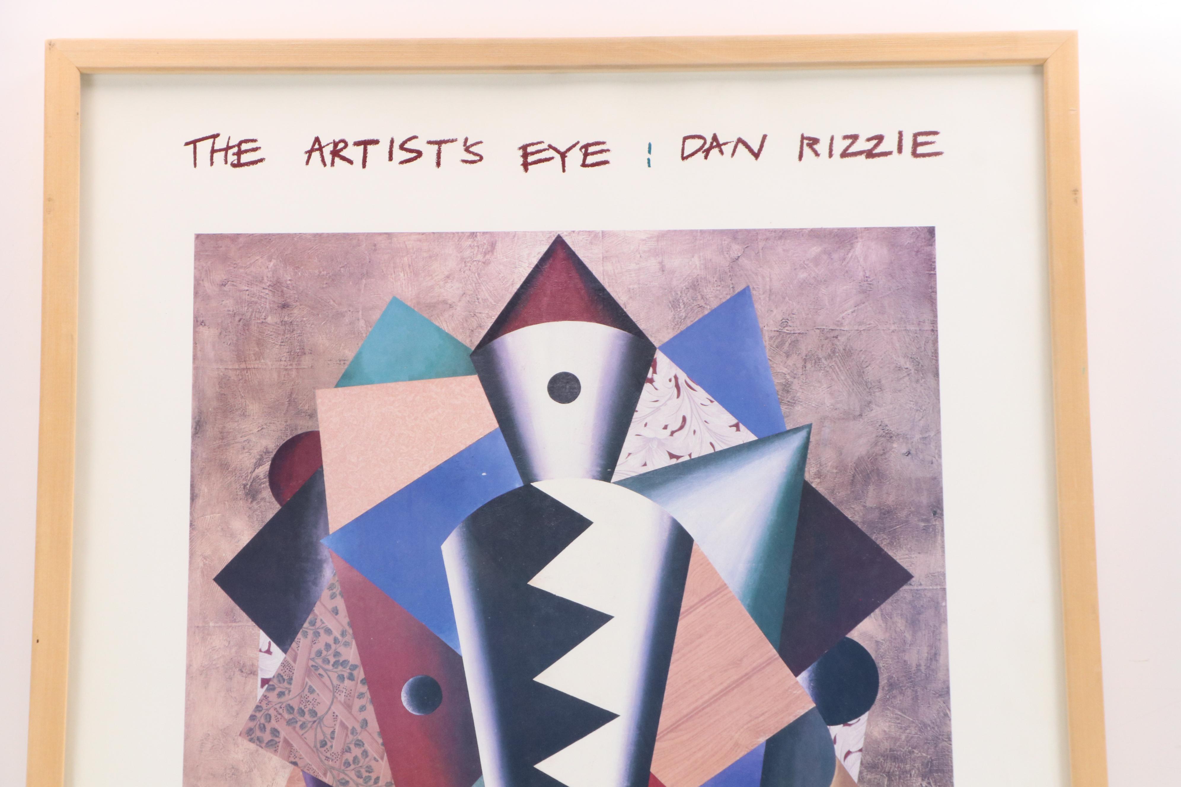 Dan Rizzie Offset Lithograph Kimbell Art Museum Exhibition Poster