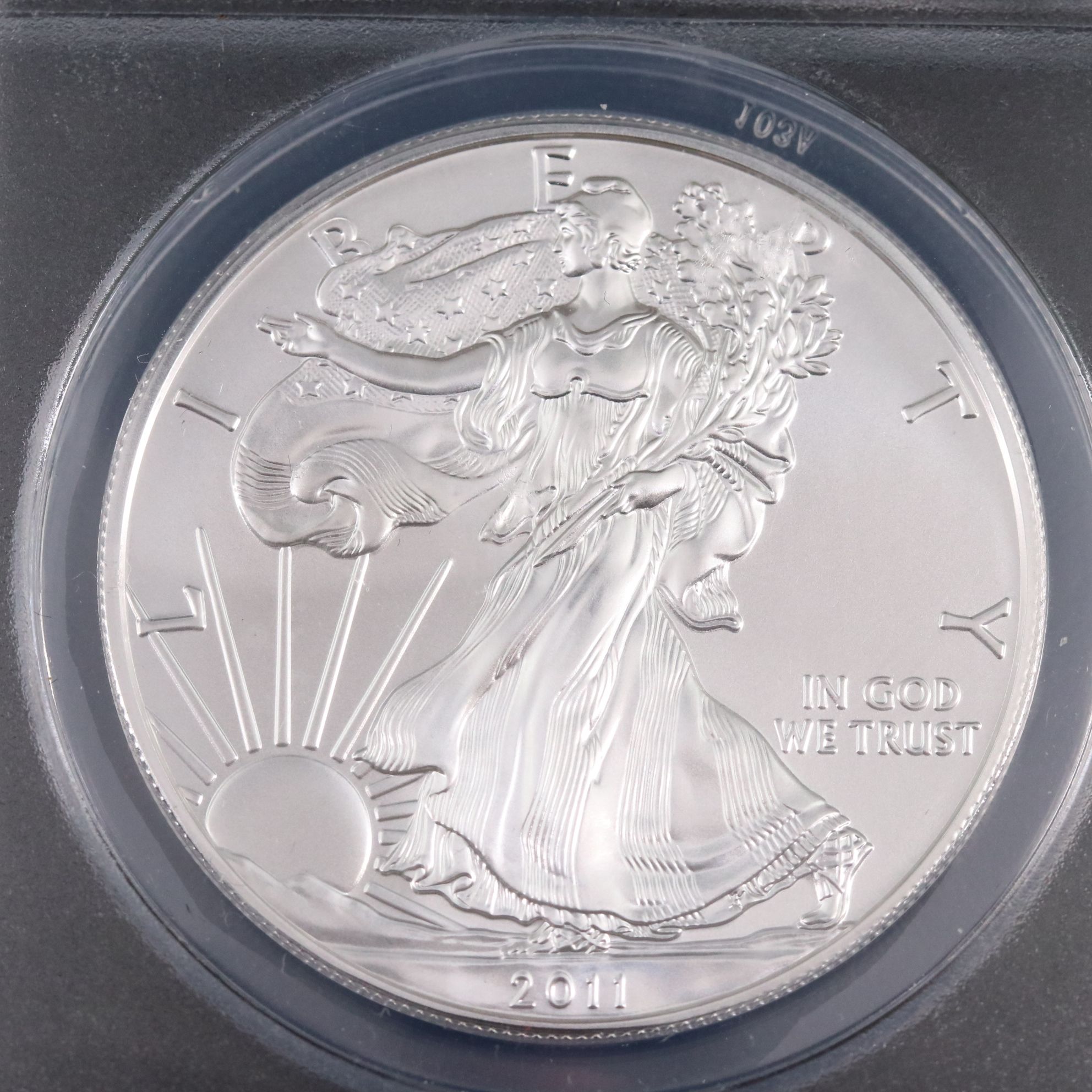 ANACS Graded SP70 Satin Finish 2011-W $1 U.S. Silver Eagle