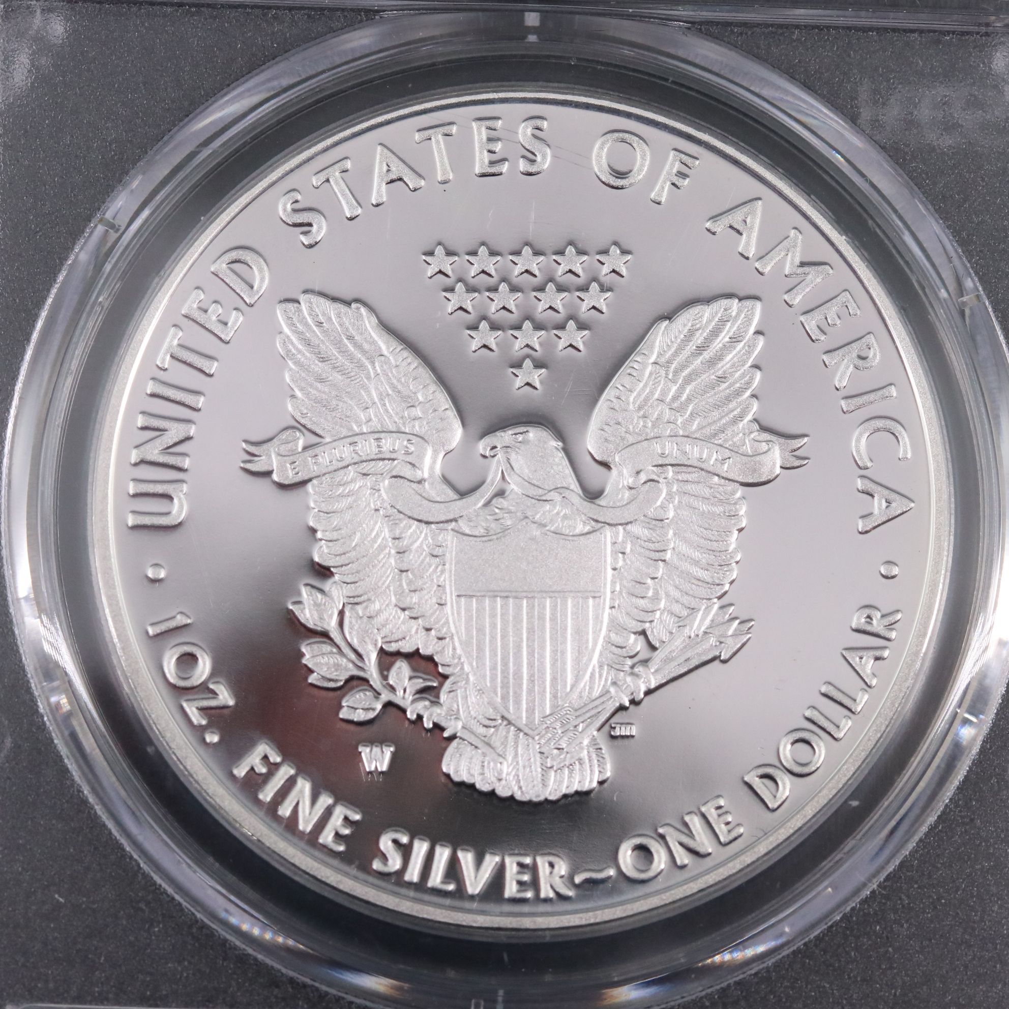 PCGS Graded PR70 DCAM 2016-W $1 Silver Eagle (Moy Signed)