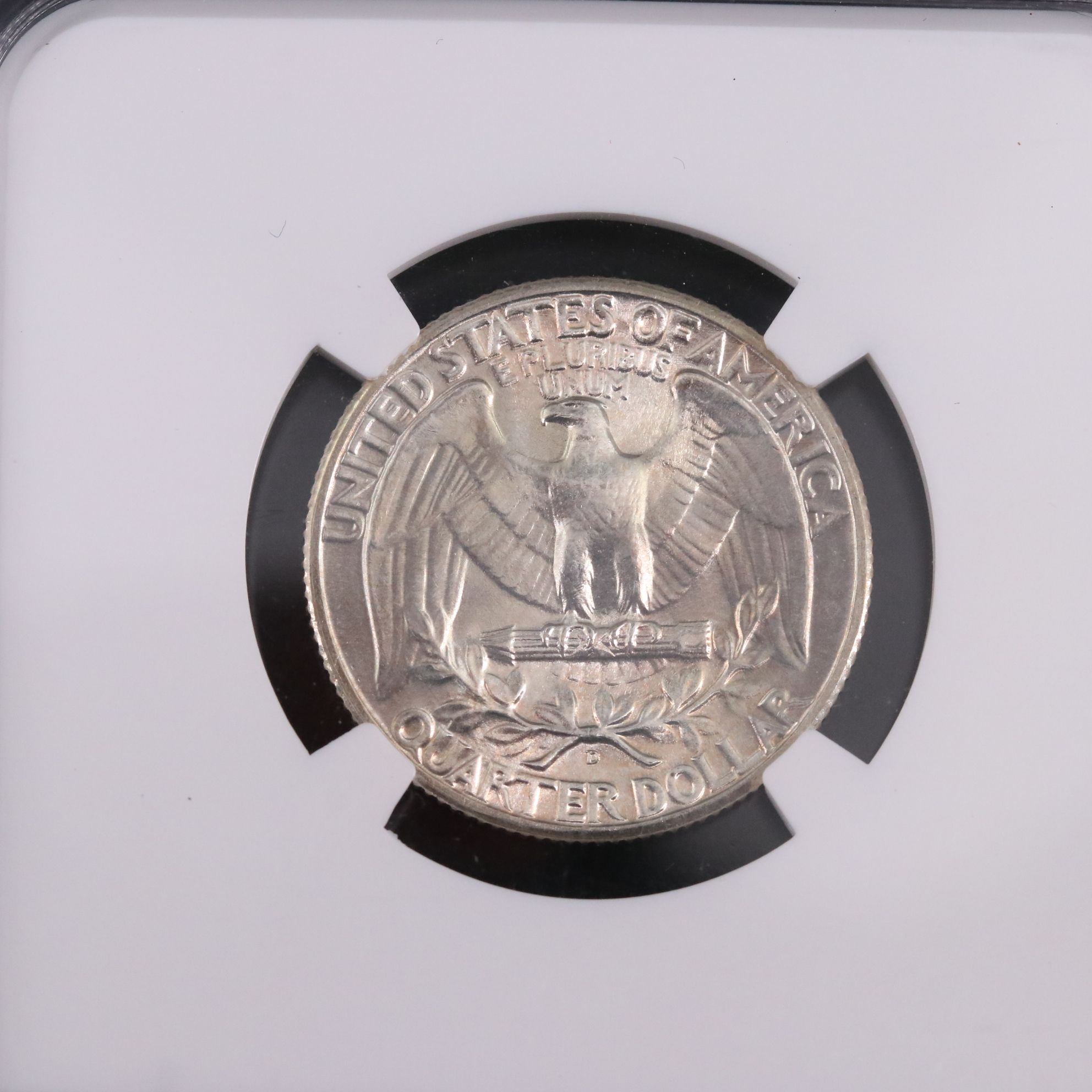 NGC Graded MS66 1944-D George Washington Silver Quarter