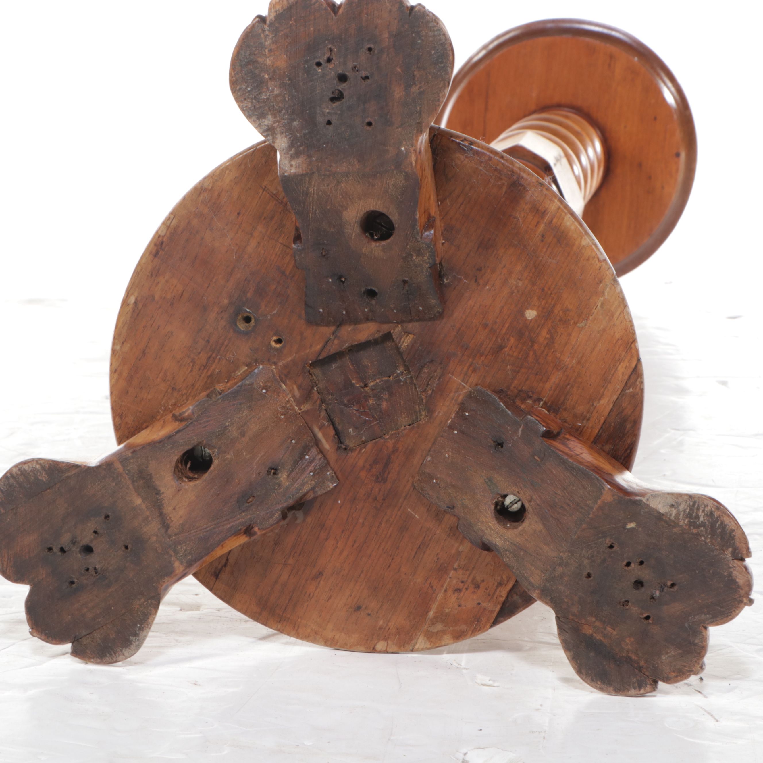 Victorian Style Maple Barley Twist Candlestand