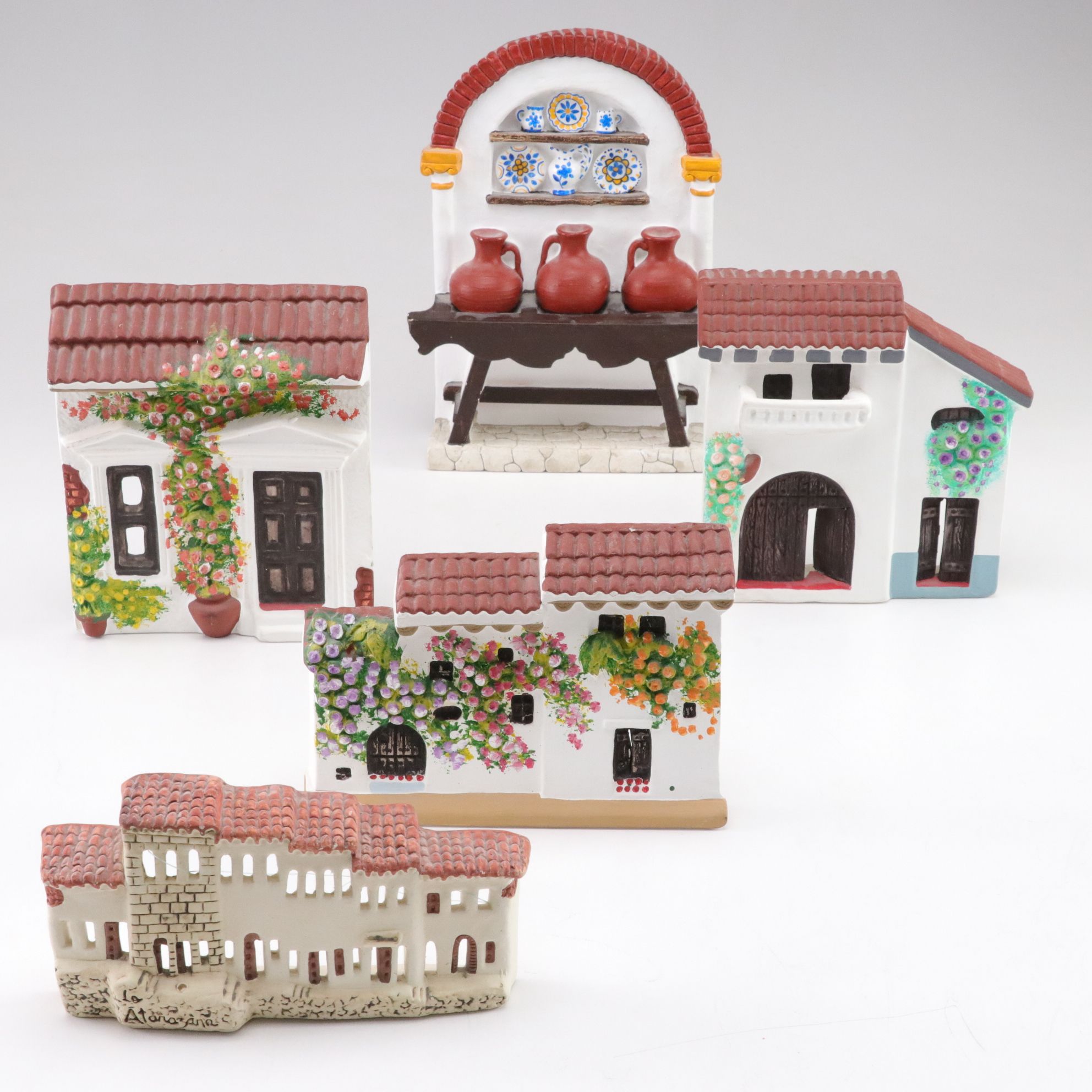 Hand-Painted Plaster Mediterranean Wall Décor