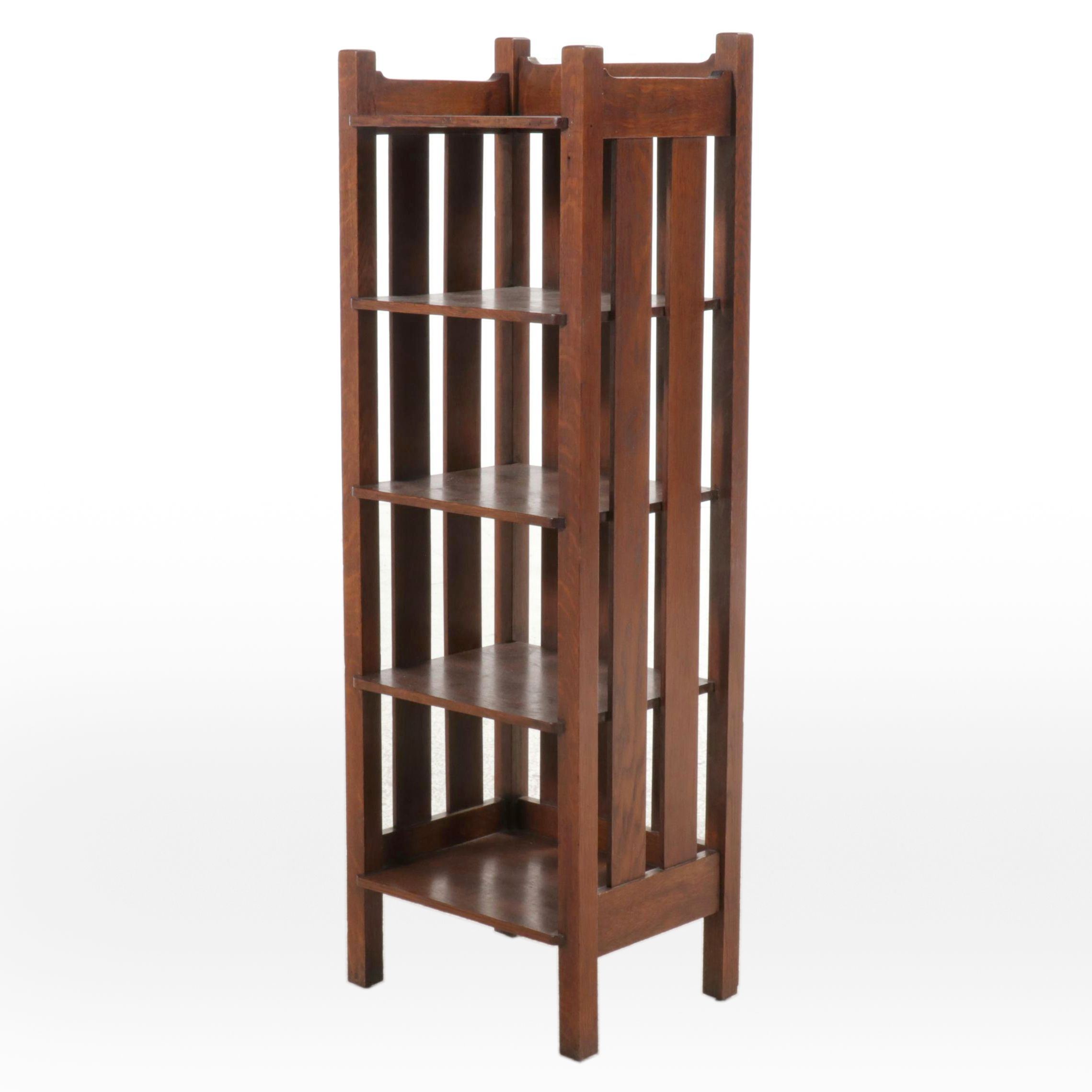 Stickley Brothers Magazine Stand, Early to Mid 20th Century