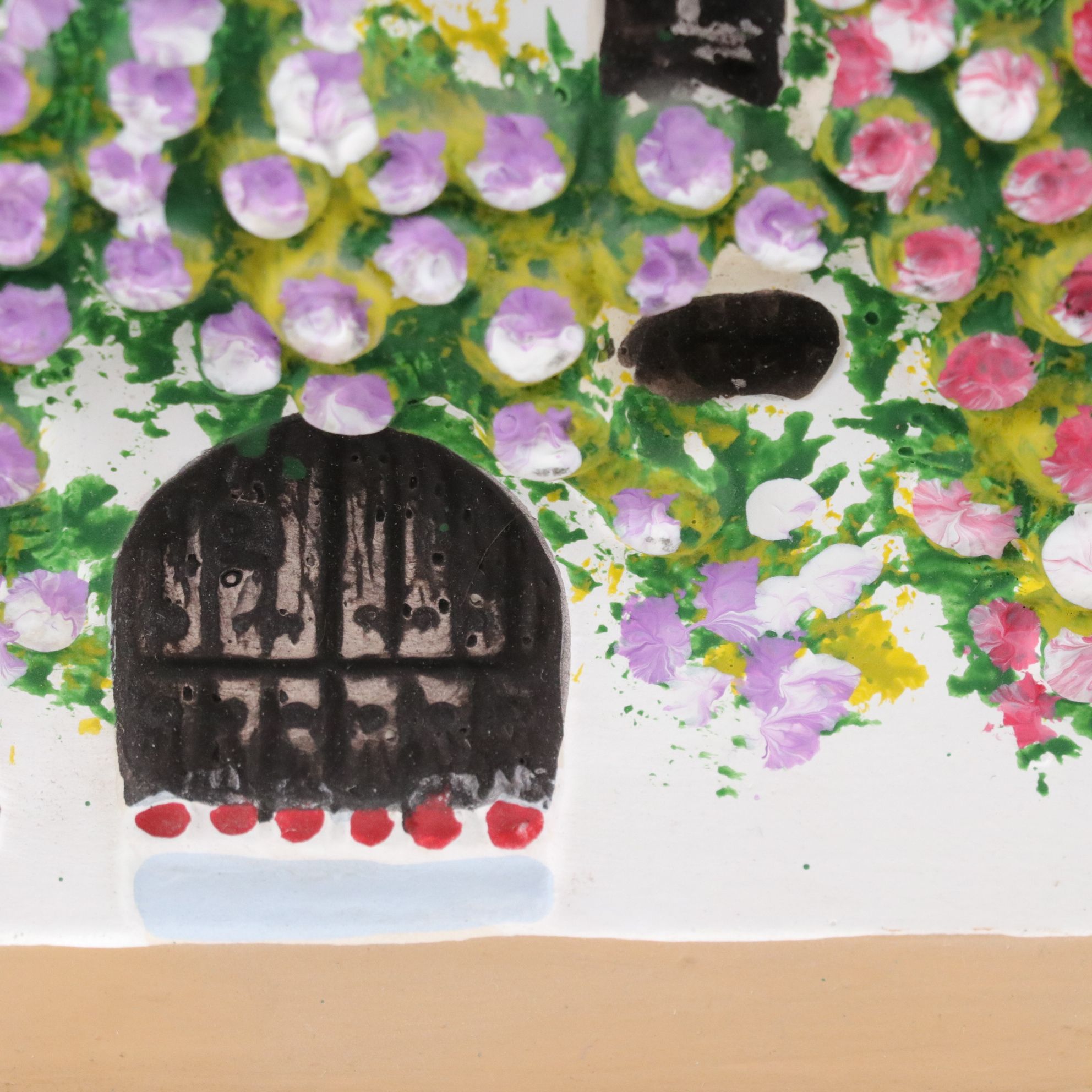 Hand-Painted Plaster Mediterranean Wall Décor