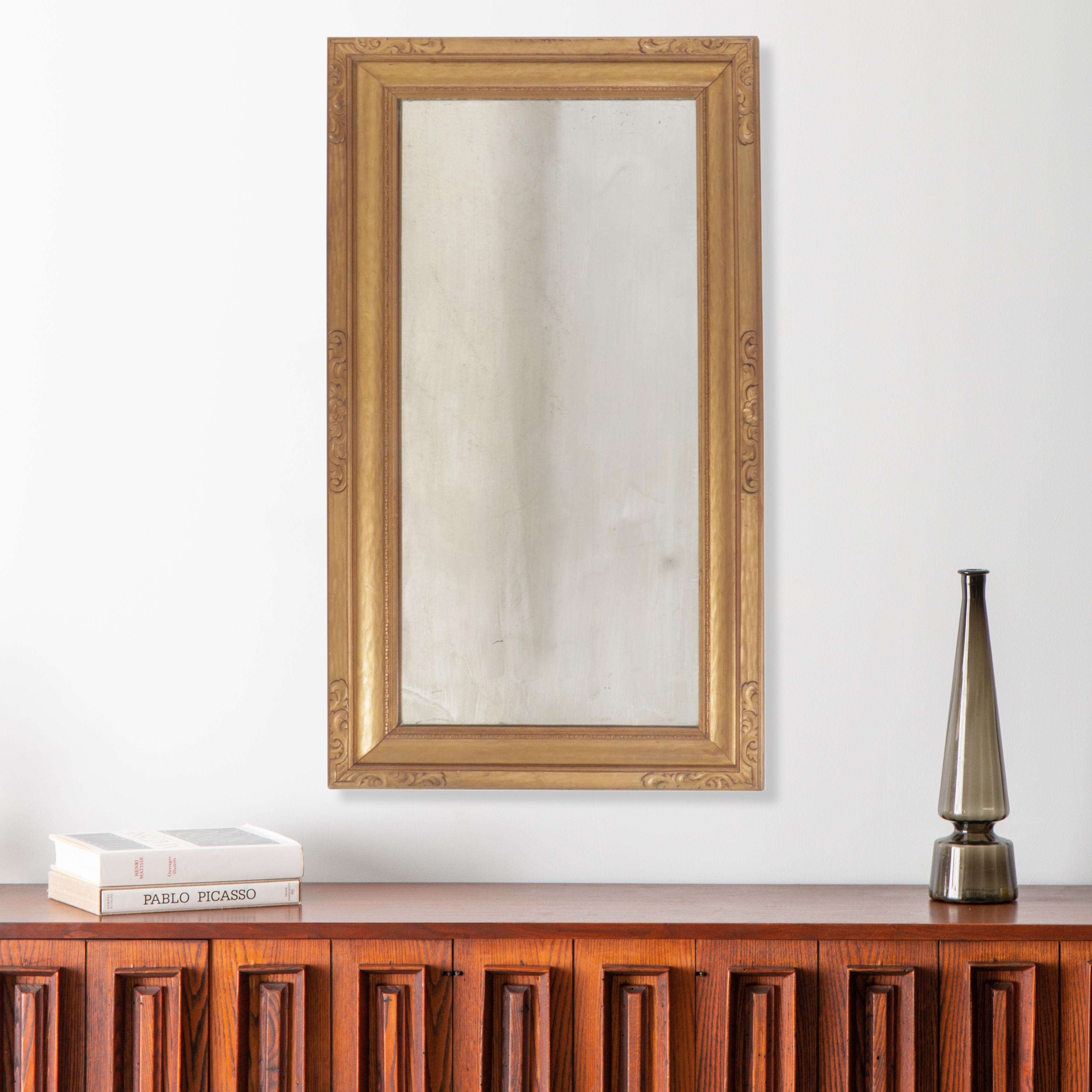 Giltwood Framed Wall Mirror, 20th Century